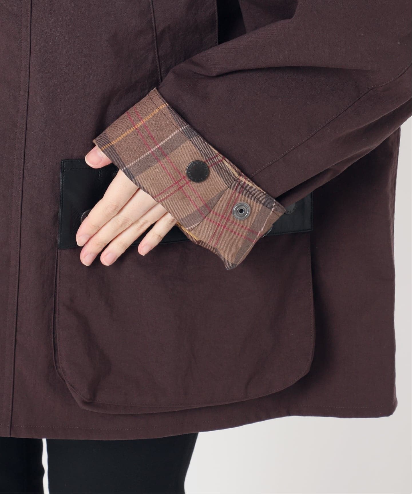 予約》別注【BARBOUR×JOURNAL STANDARD】 OS BEDALE with Leather