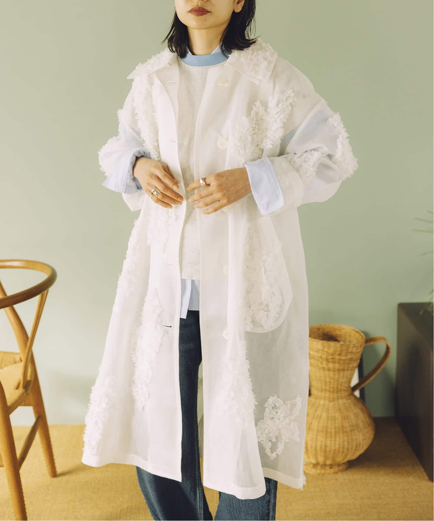 別注【TOLIGHT×JOURNALSTANDARD】オーガンジーシシュウCT（その他