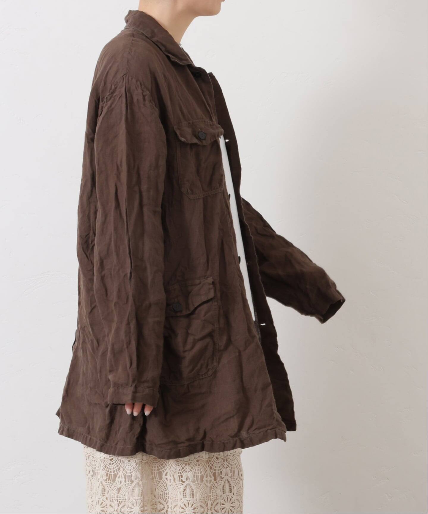 maison de soil homme】LINEN OVERDYE WORK COAT（その他ブルゾン