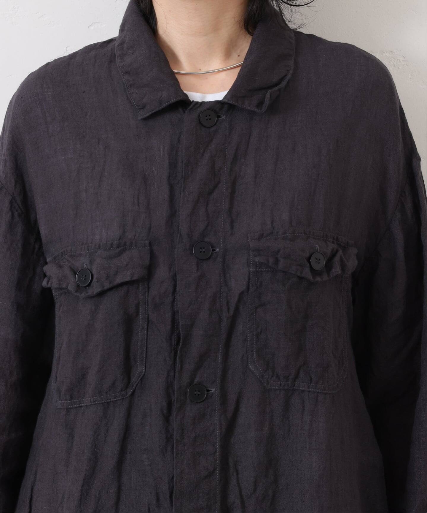 maison de soil homme】LINEN OVERDYE WORK COAT（その他ブルゾン