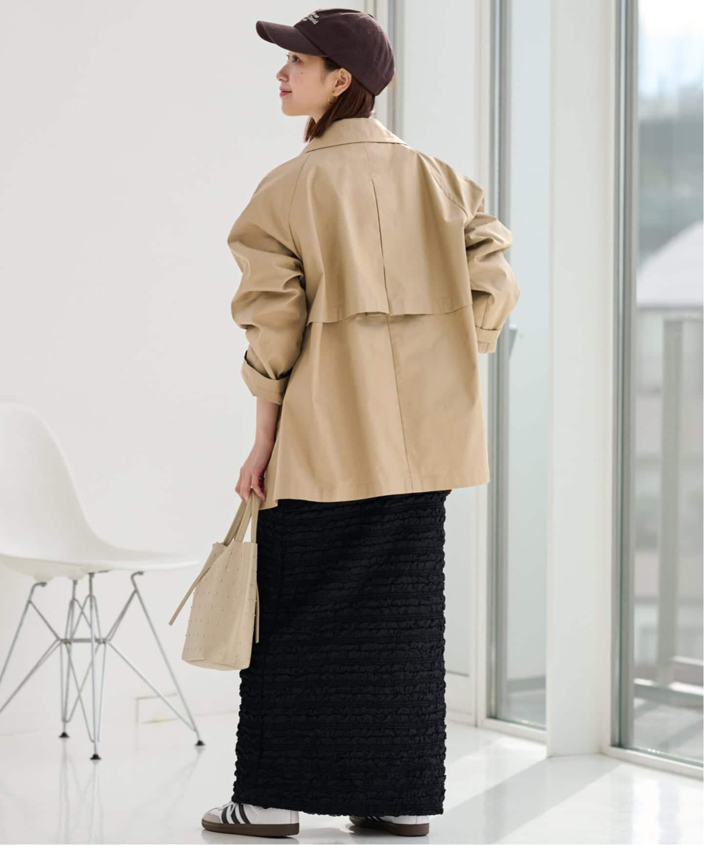 【こけし 】JOURNAL STANDARD ハーフトレンチ ジャーナルスタンダード レリューム JOURNAL STANDARD relume 《追加