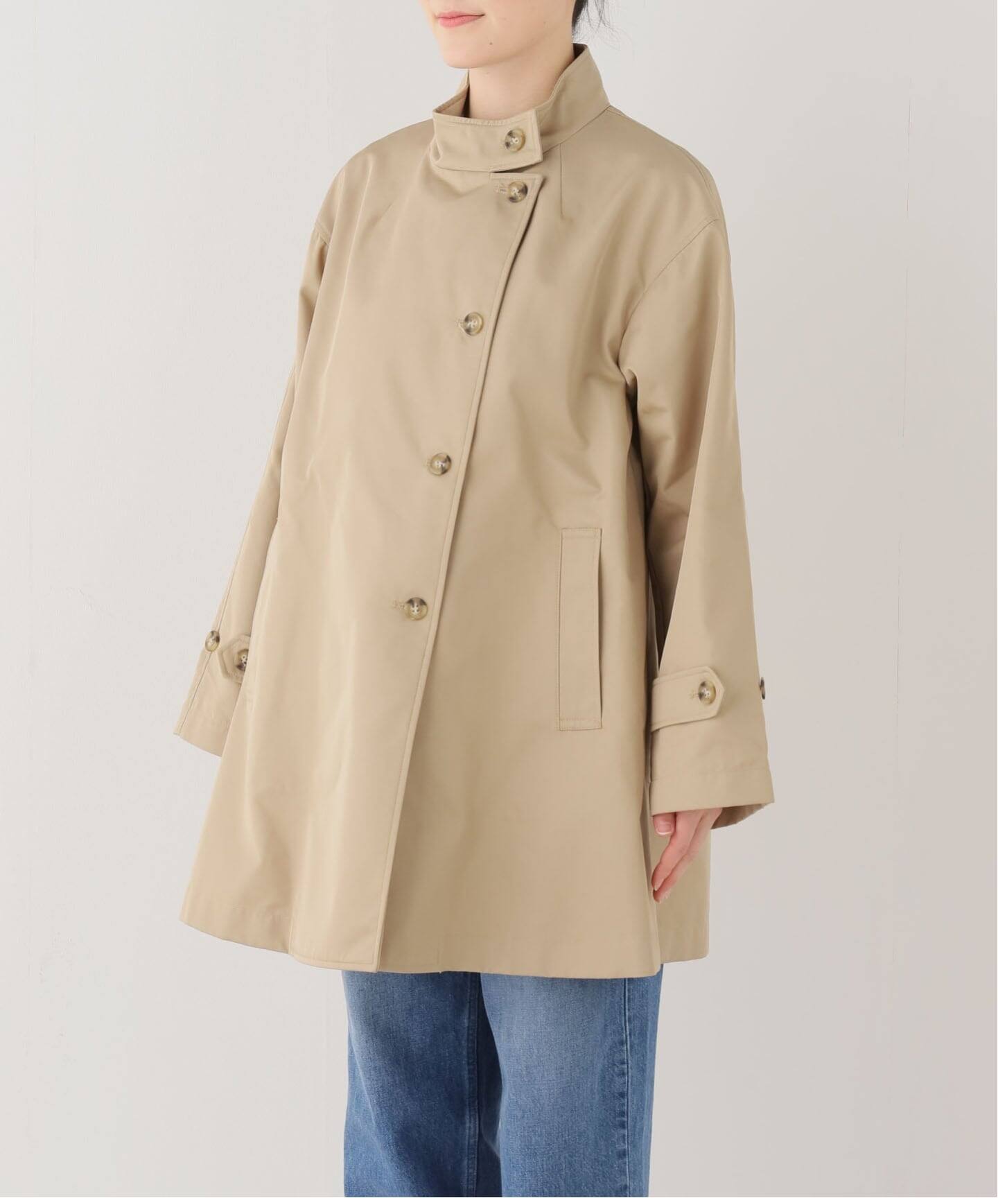 relume JOURNAL STANDARD ポンチョコート 26SS新作］撥水 / スタンドポンチョコート（トレンチコート）｜JOURNAL