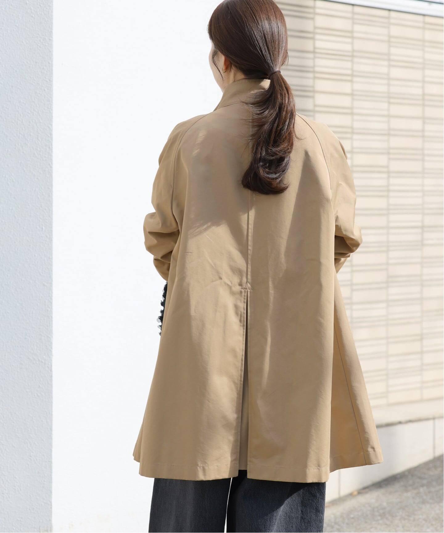 追加》［26SS新作］撥水 / スタンドポンチョコート（トレンチコート