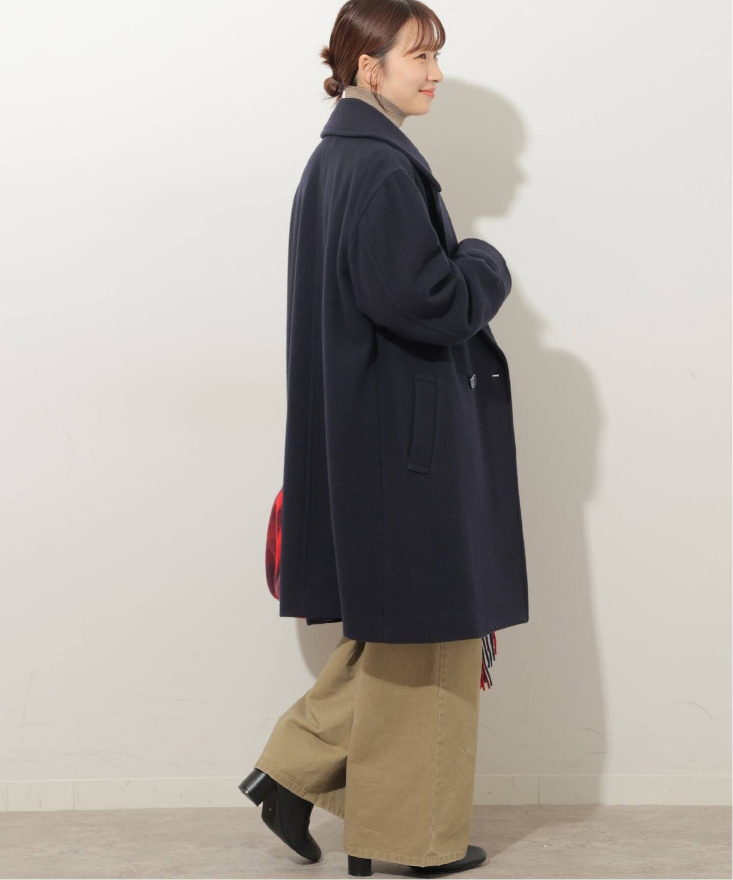 予約》尾州ウールスーパー100モッサロングコート（その他ブルゾン 
