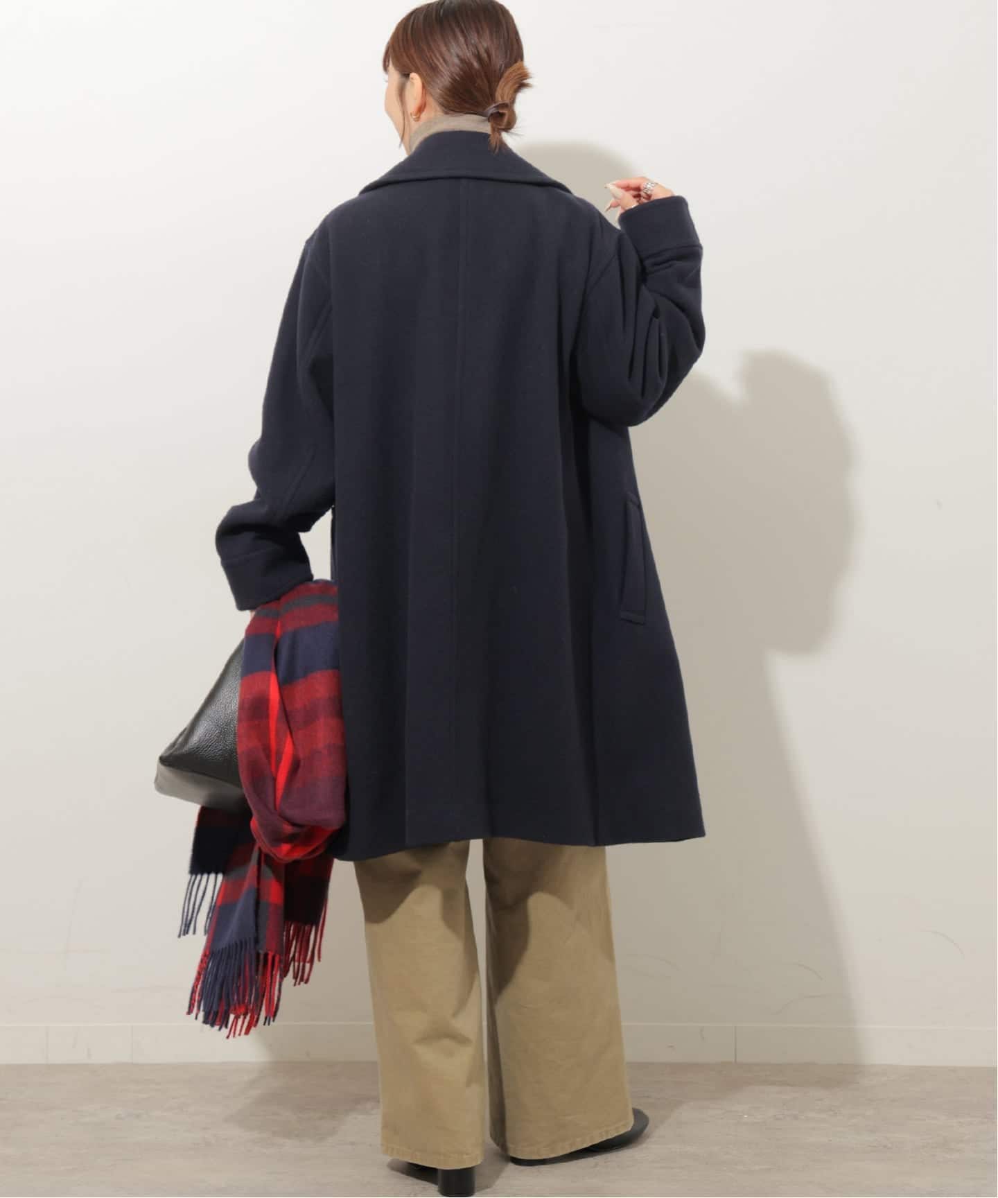 予約》尾州ウールスーパー100モッサロングコート（その他ブルゾン