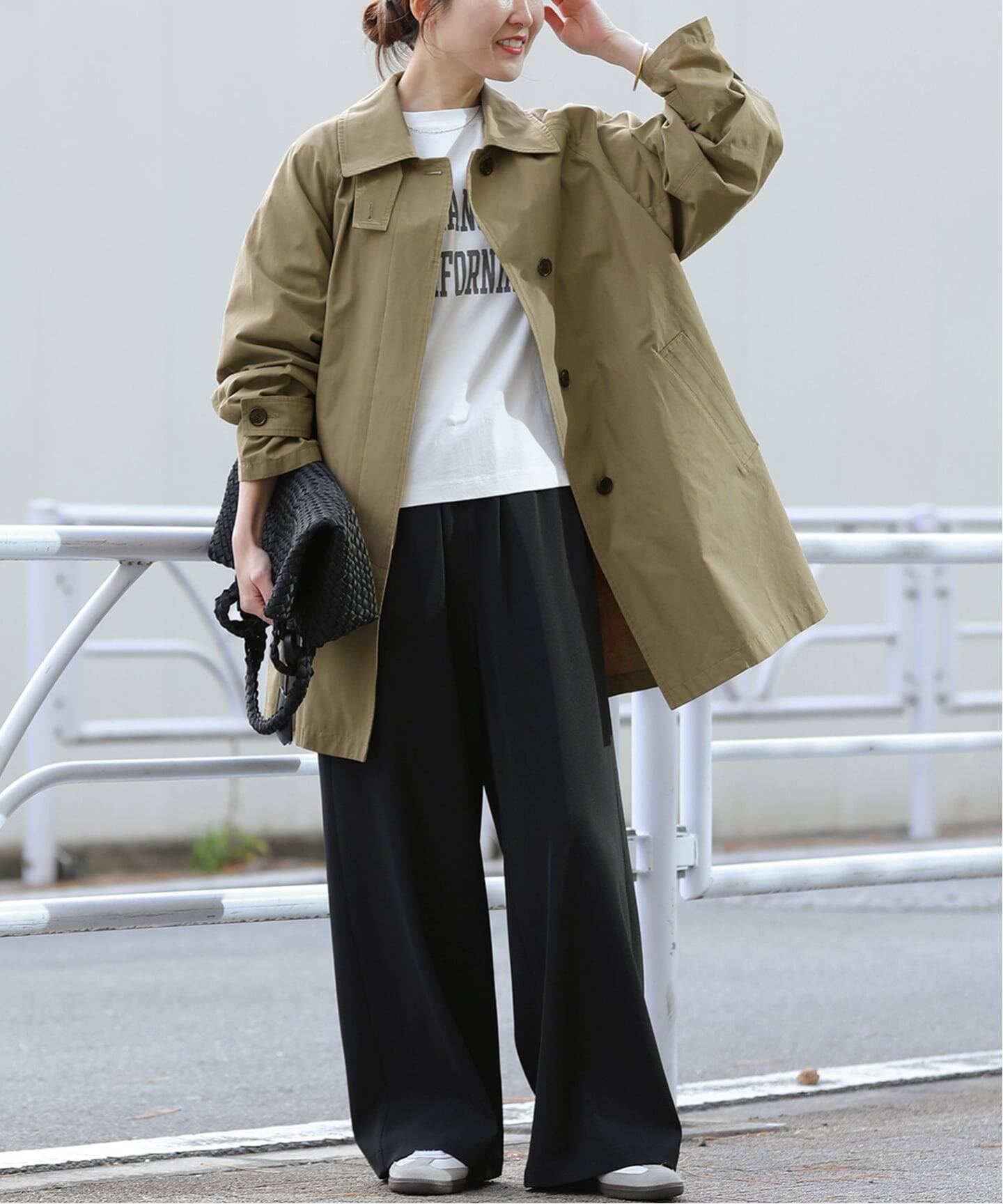 JOURNALSTANDARD relumeコットンナイロンAラインステンコート JOURNAL STANDARD relume｜[26SS新作]コットンナイロンAラインステン