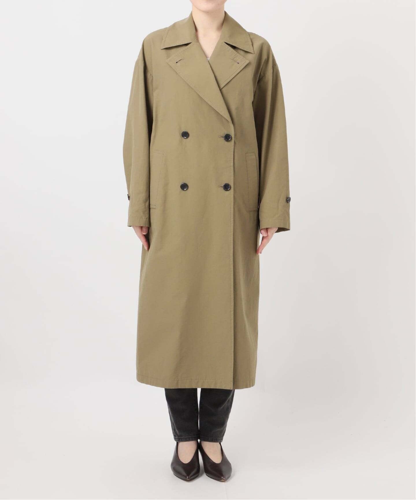 RRLコート 美品 ユーズド加工 サイズL トレンチ ワーク ミリタリー