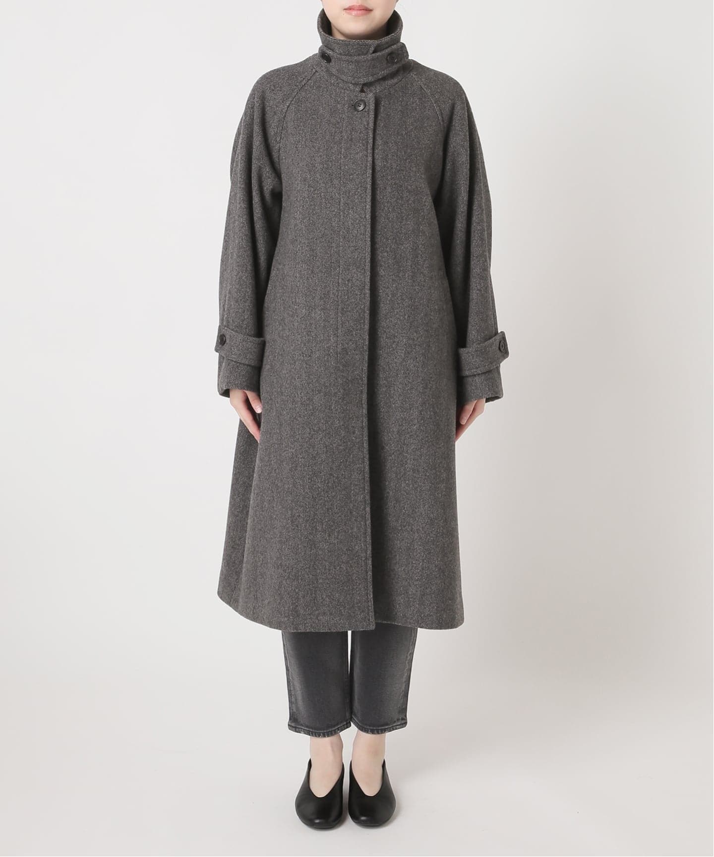 JOURNAL STANDARD relume 尾州ウールスーパー100 コート 予約》尾州ウールスーパー100ステンカラーコート（ステンカラーコート