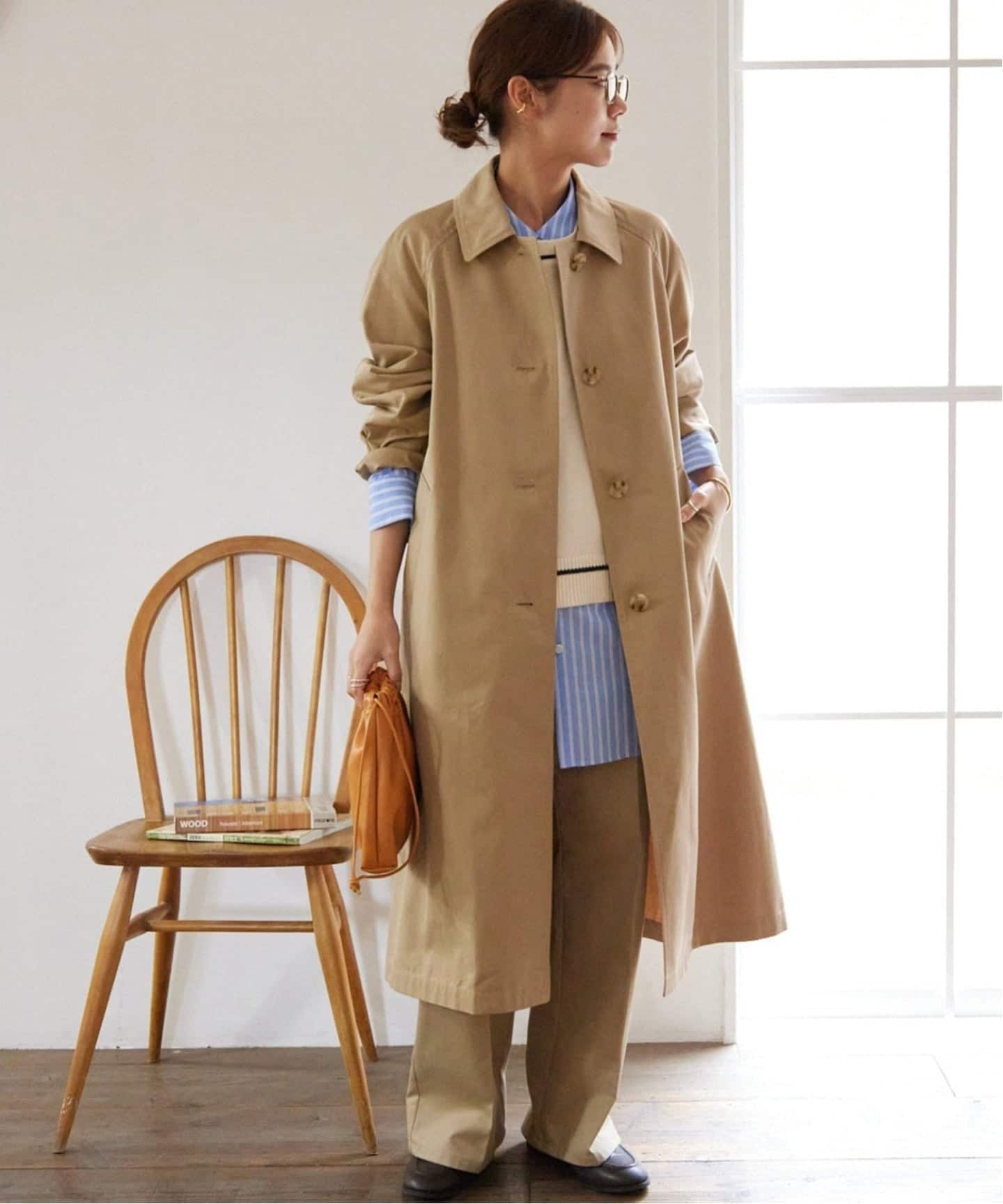 新品 ジャーナルスタンダードレリューム スーピマコットンステンカラーコート 38 追加予約》スーピマコットンステンカラーコート（ステンカラーコート