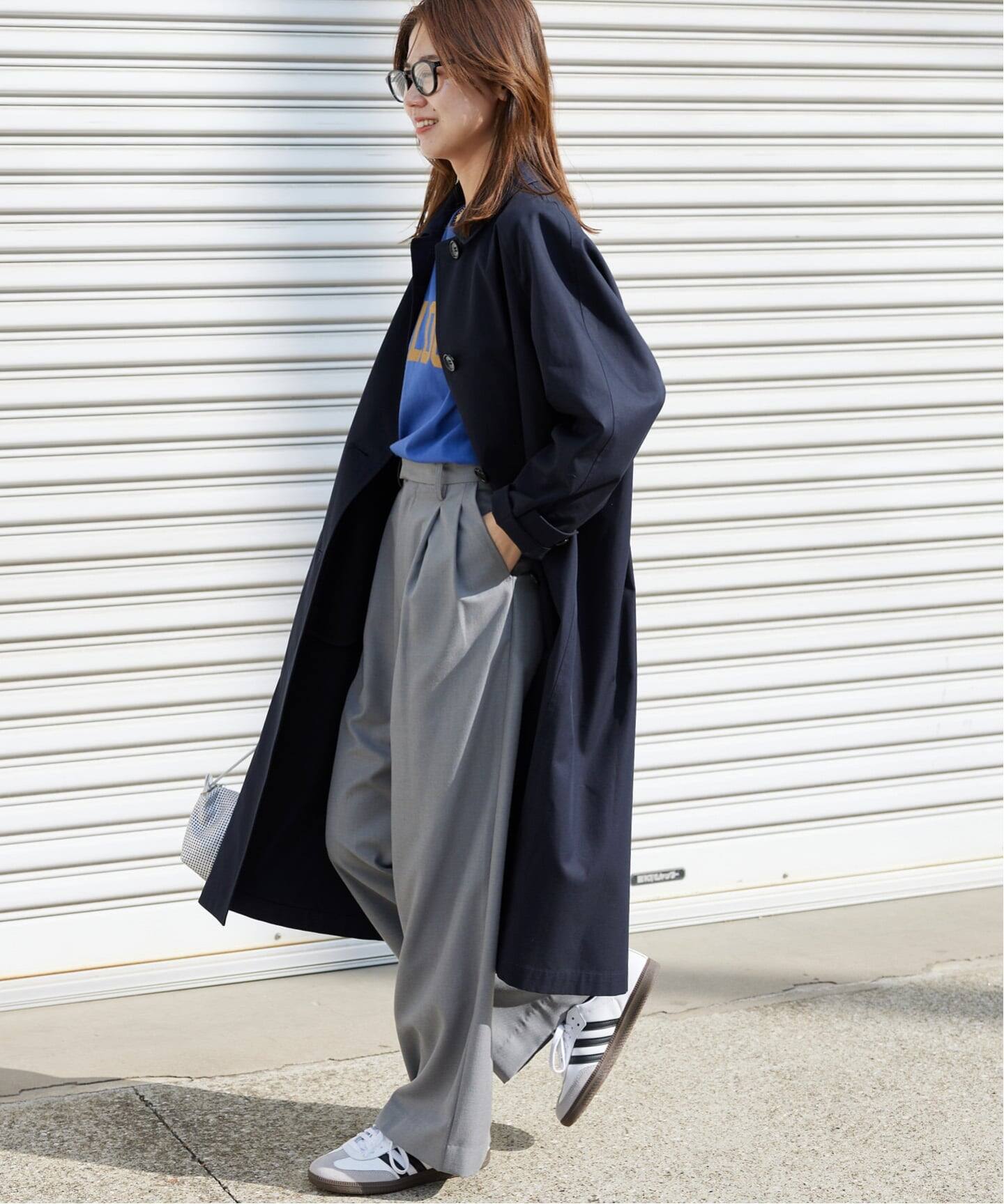 追加予約》スーピマコットンステンカラーコート（ステンカラーコート