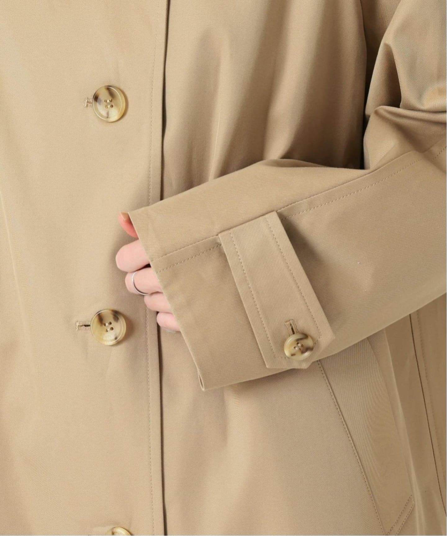 追加予約》スーピマコットンステンカラーコート（ステンカラーコート