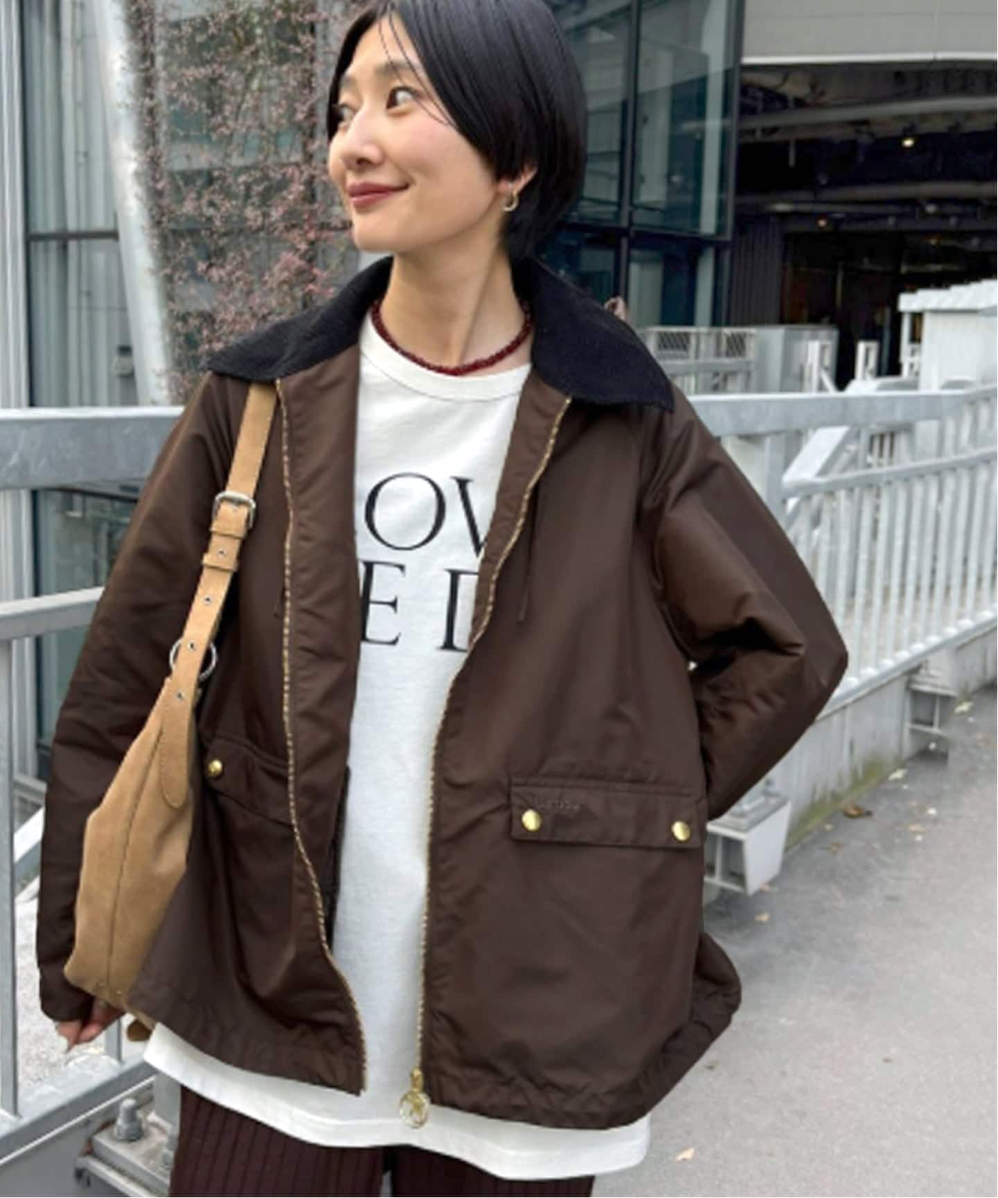 別注【Barbour/バブアー】modified short jacket：ブルゾン（その他