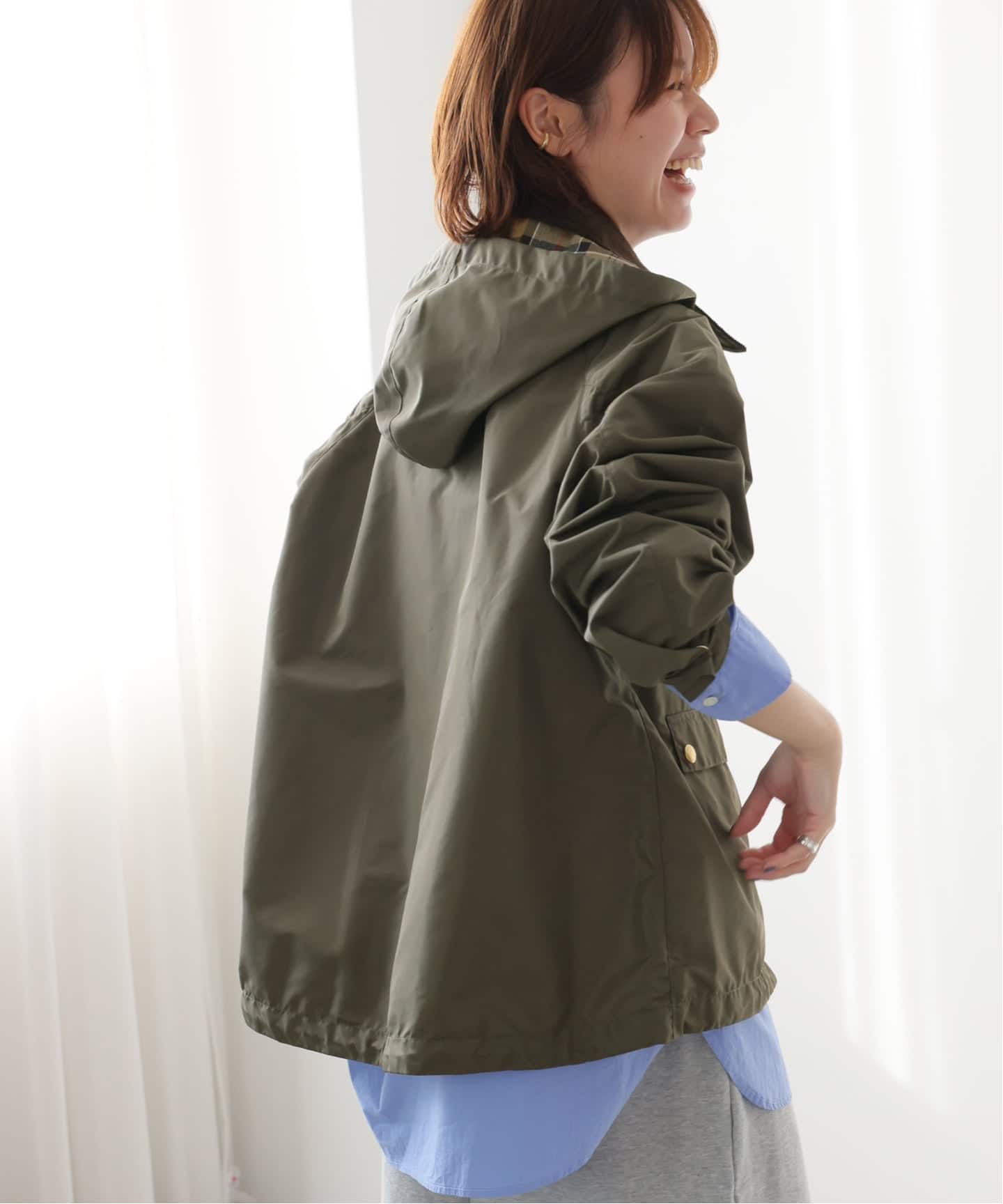 予約》［26SS新作］別注【Barbour/バブアー】modified short jacket