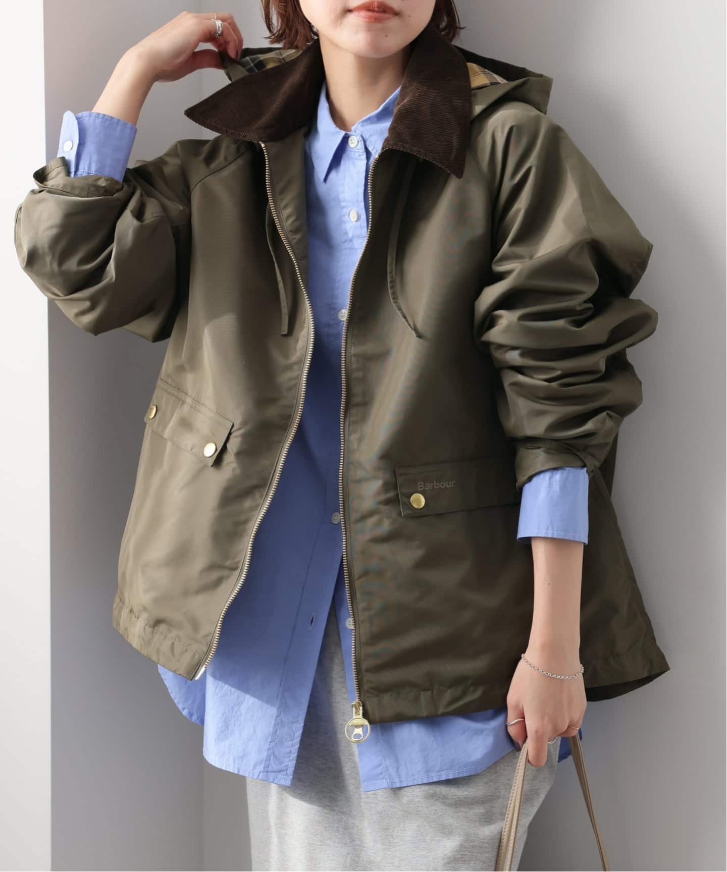 26SS新作］別注【Barbour/バブアー】modified short jacket：ブルゾン