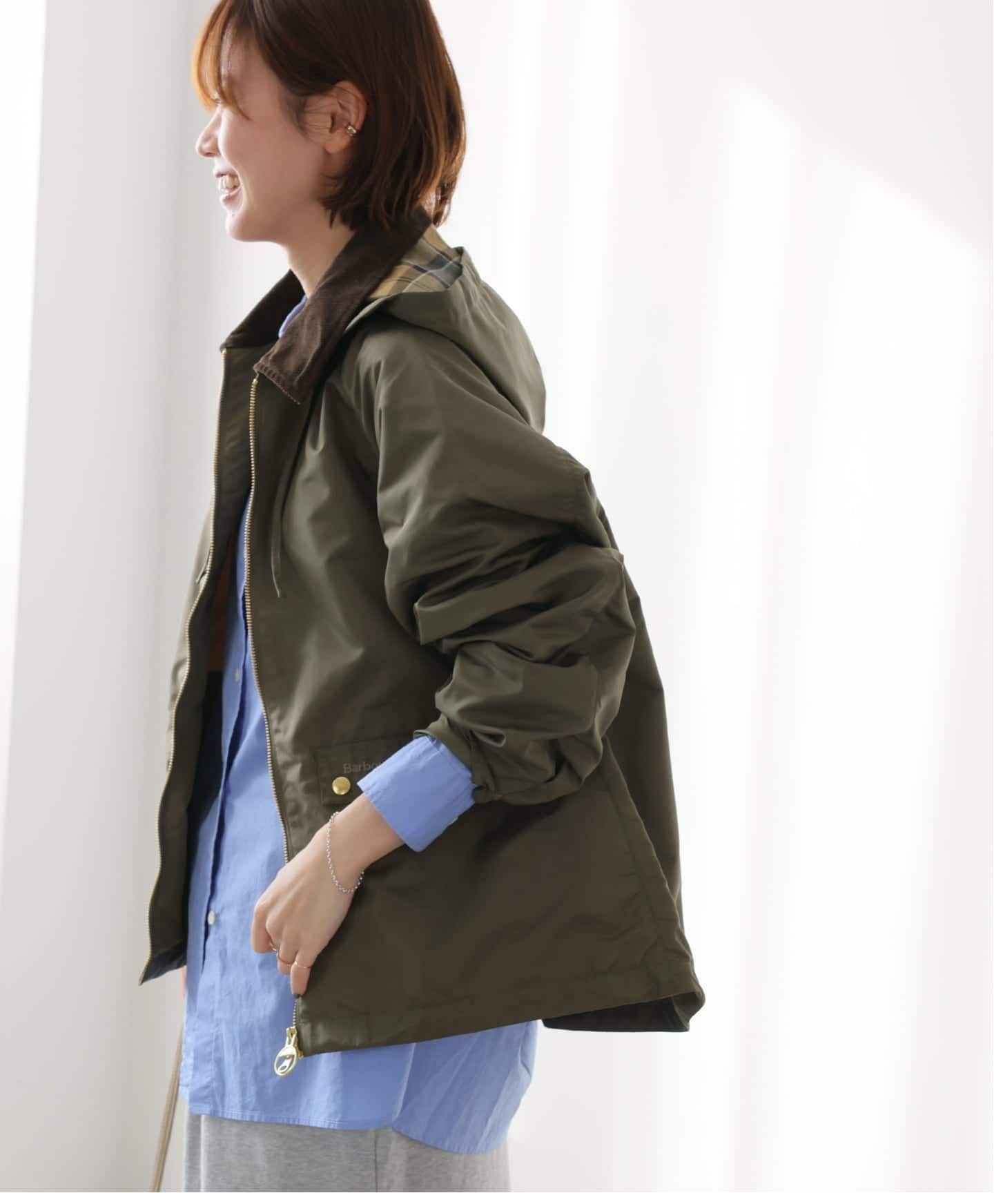 26SS新作］別注【Barbour/バブアー】modified short jacket：ブルゾン