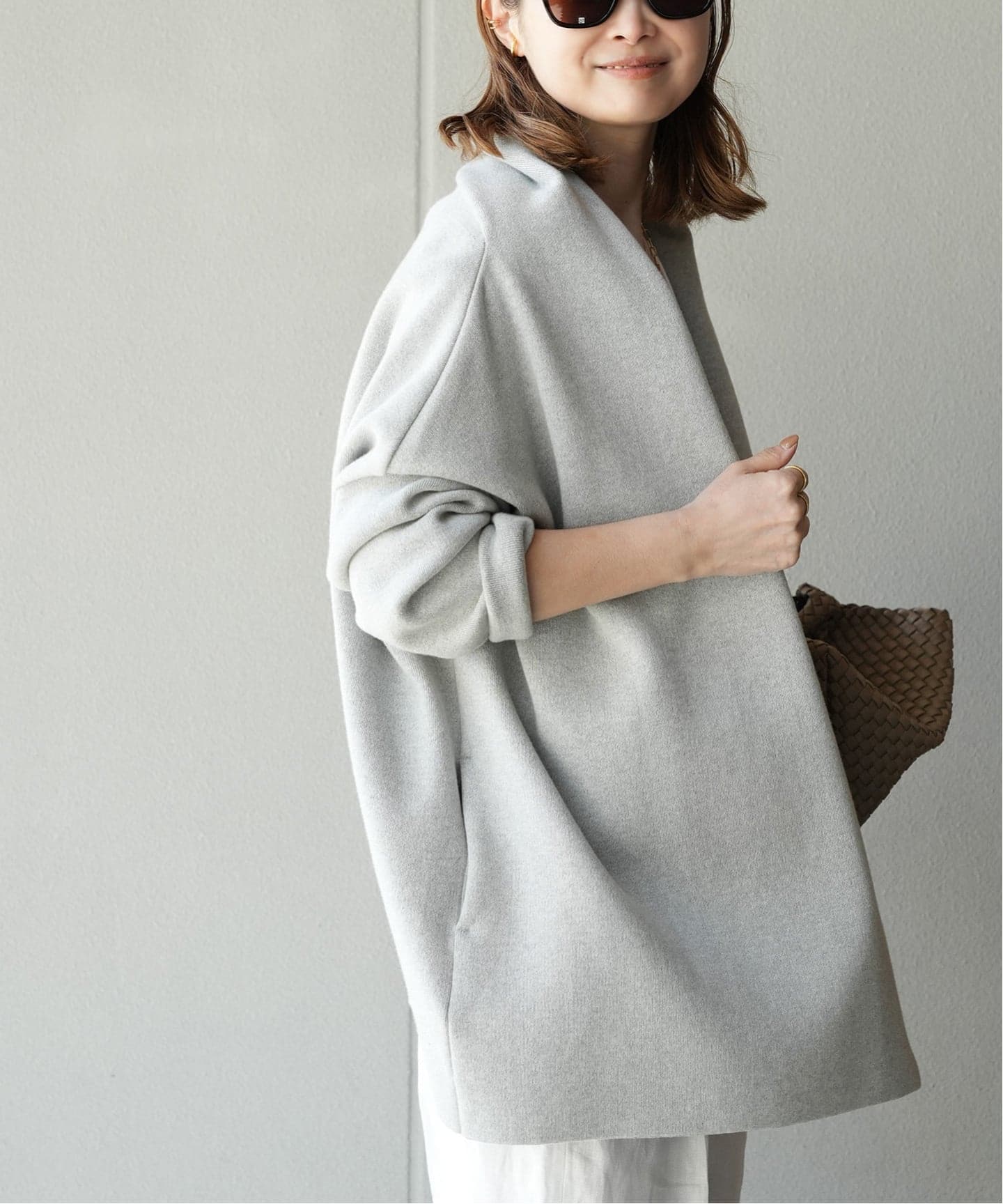 Deuxieme Classe SMOOTH TOP ガウン　ベージュ　新品 SMOOTH TOP ガウン（その他ブルゾン／アウター）｜Deuxieme Classe