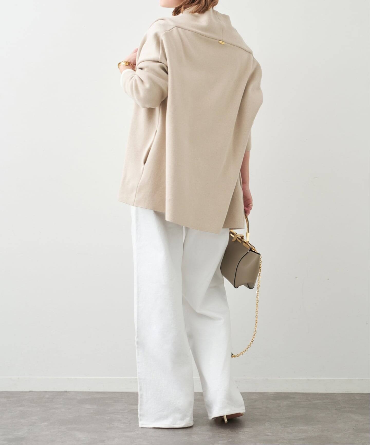Deuxieme Classe SMOOTH TOP ガウン　ベージュ　新品 SMOOTH TOP ガウン（その他ブルゾン／アウター）｜Deuxieme Classe