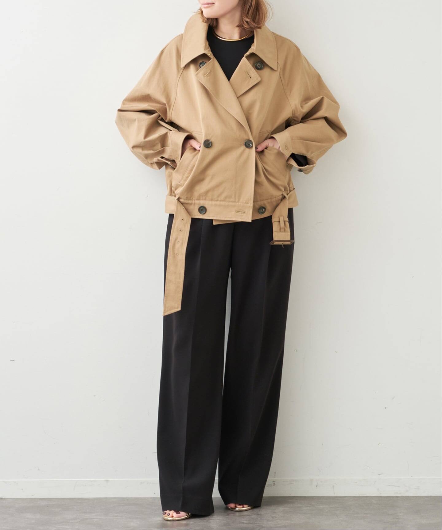 80's GANT ショートトレンチ TWライトリバー ショートトレンチコート / 23区 | ファッション通販