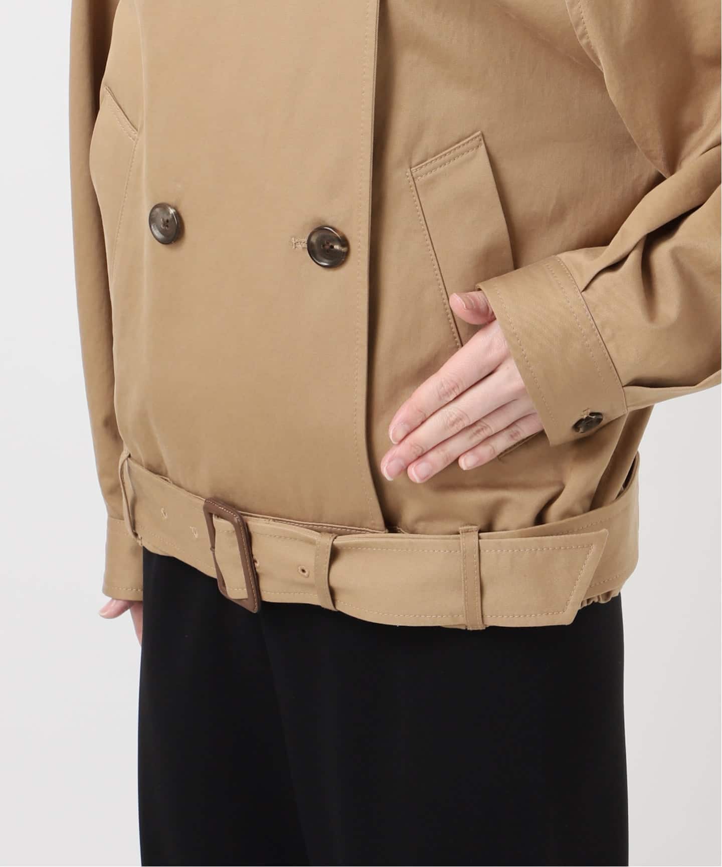 FINXGABA SHORT トレンチコート FINXGABA SHORT トレンチコート（トレンチコート）｜Deuxieme Classe