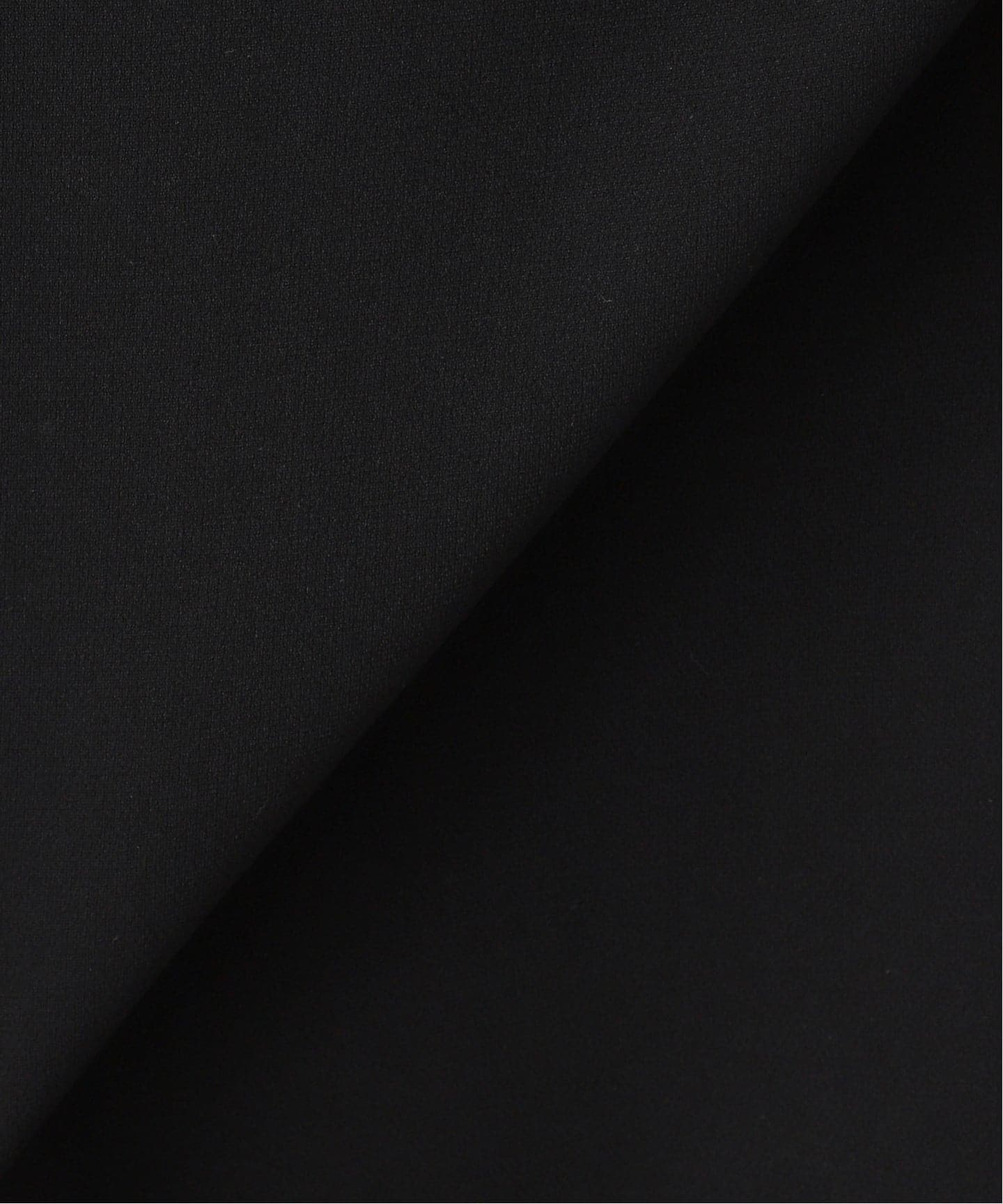 トリアセジョーゼット ノーカラー ハーフコート（ノーカラーコート