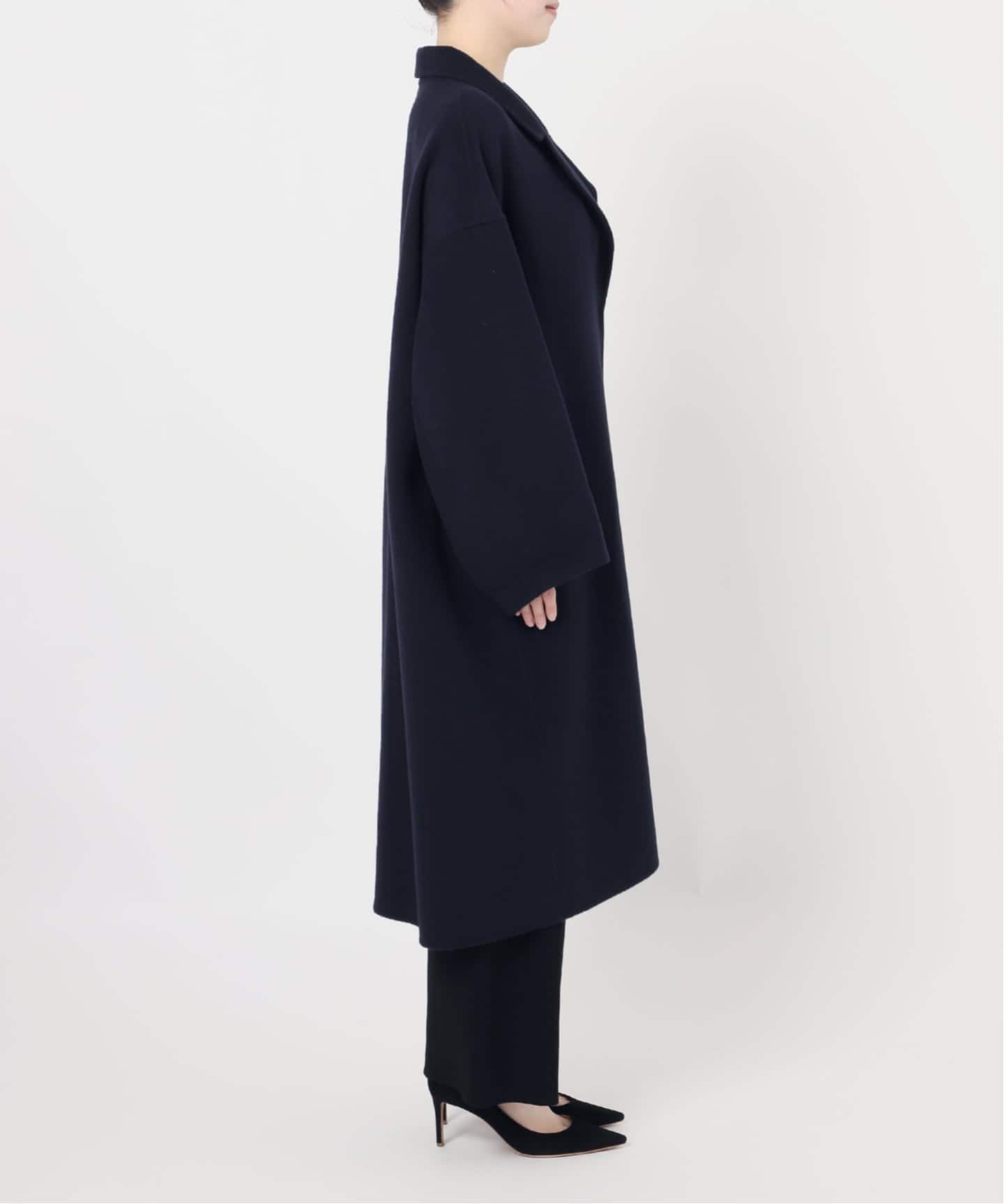 予約》ウールアンゴラリバーコート（チェスターコート）｜Deuxieme