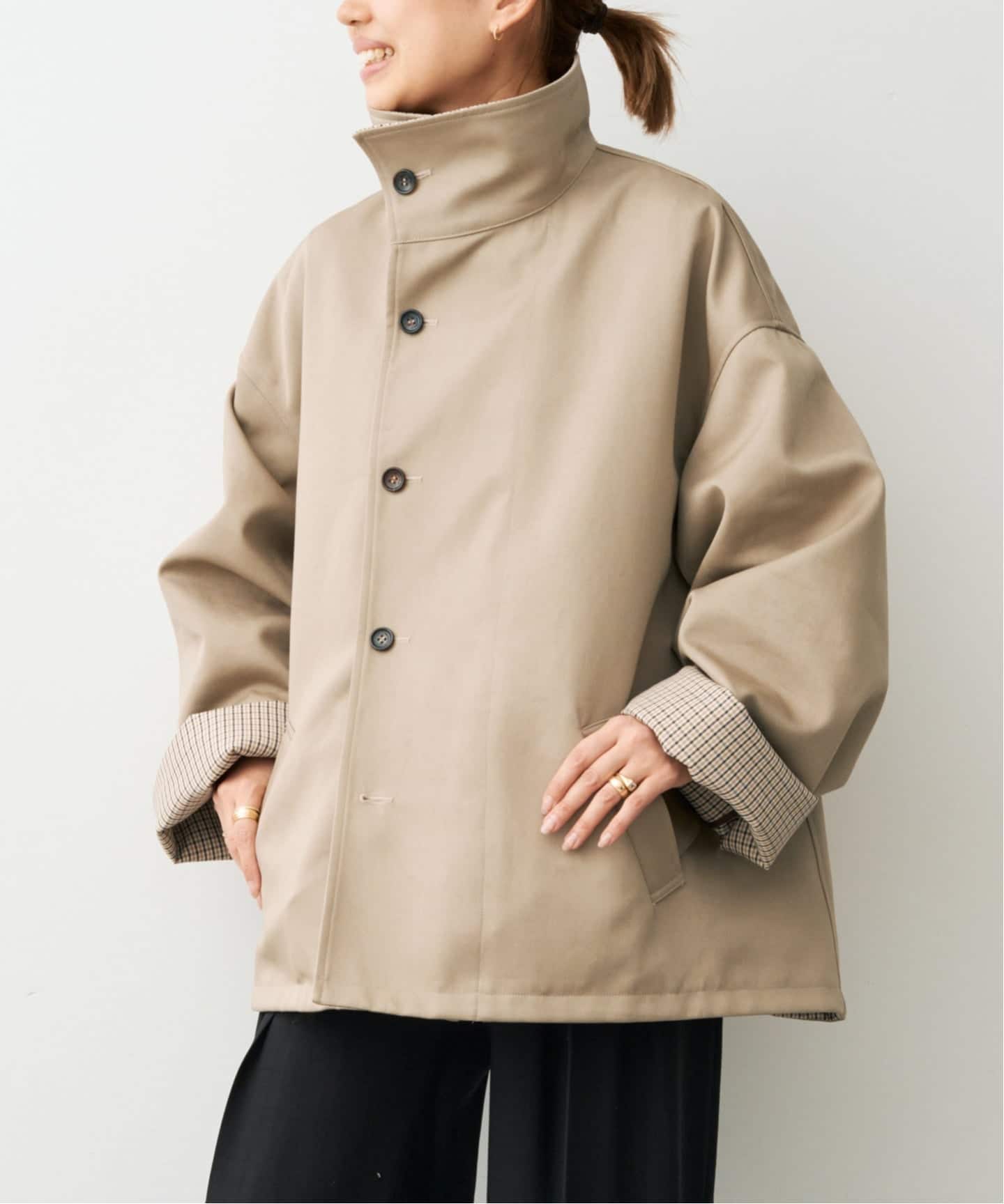 MADISONBLUE / マディソンブルー】 SINGLE TRENCH COAT（トレンチ