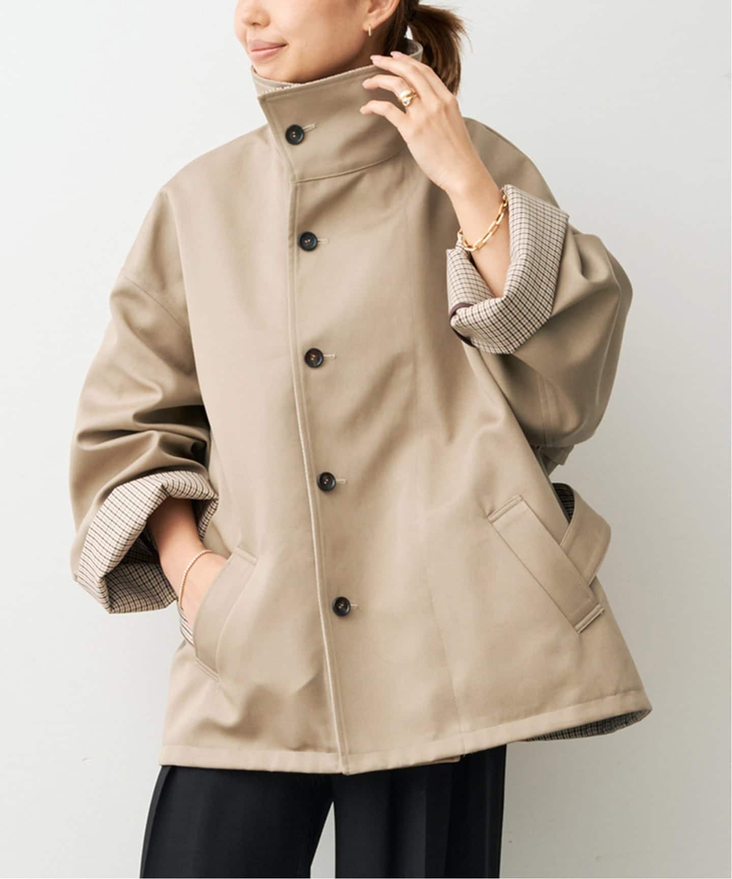 MADISONBLUE / マディソンブルー】 SINGLE TRENCH COAT（トレンチ