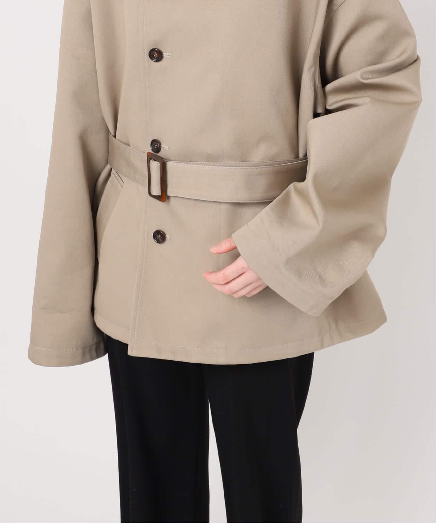 【MADISONBLUE】マディソンブルー　ジャケットコート MADISONBLUE / マディソンブルー】 SINGLE TRENCH COAT（トレンチ