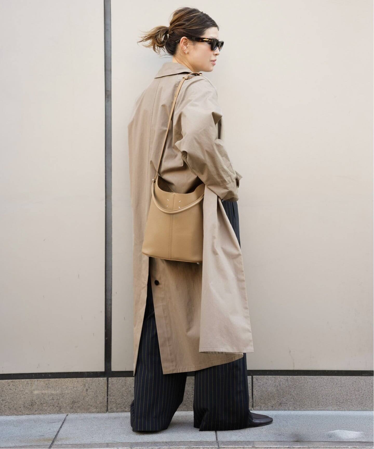 ドゥーズィエムクラス マスコブ トレンチ コート 濃ベージュ 定価92,400円 MASSCOB/マスコブ】 VINSON COAT（ステンカラーコート）｜Deuxieme