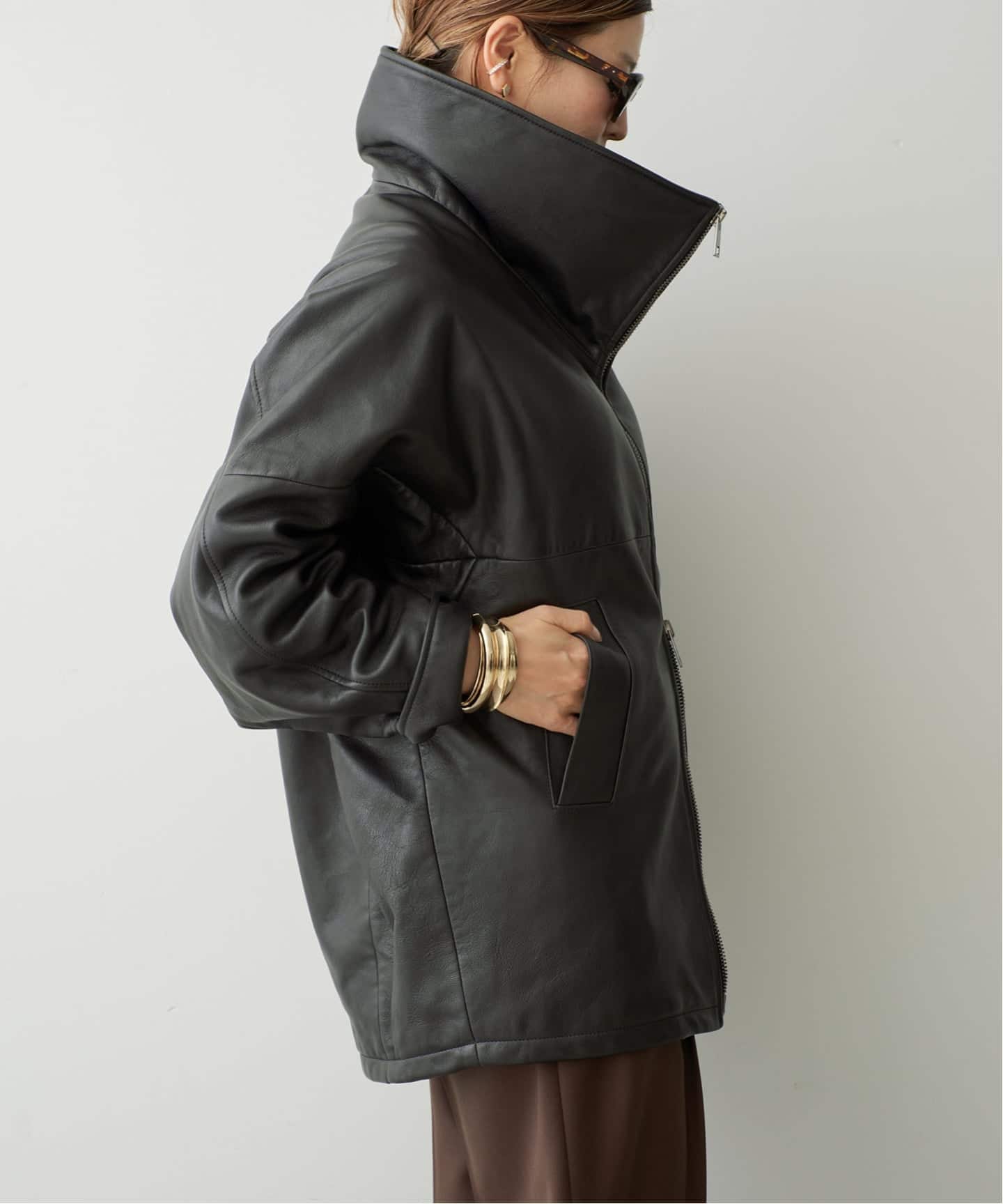 BLANCHA/ブランカ】LEATHER JACKET（レザージャケット）｜Deuxieme