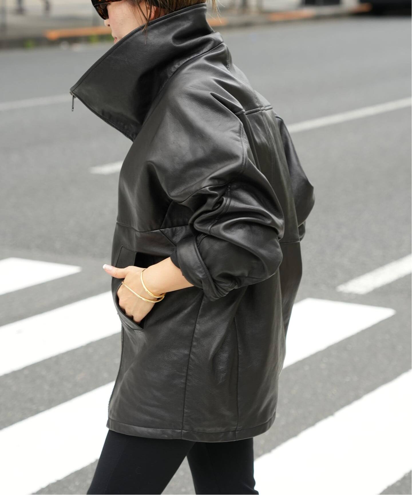 BLANCHA/ブランカ】LEATHER JACKET（レザージャケット）｜Deuxieme