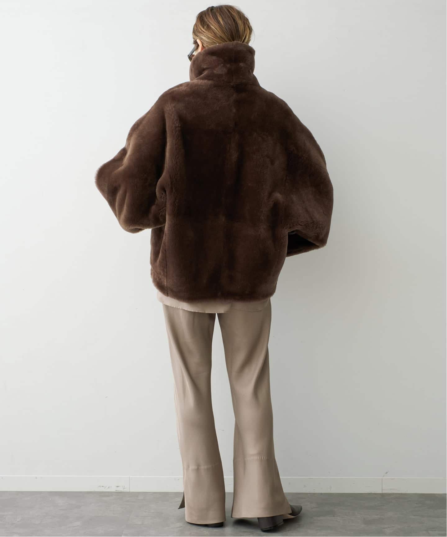 【SUNNY】ドゥーズィエムクラス　BLANCHAブランカ　ムートンコート BLANCHA/ブランカ】Straight merino shearling jacket（ムートンコート