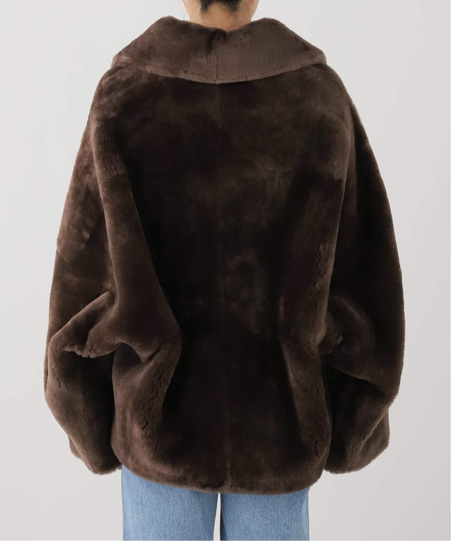 【SUNNY】ドゥーズィエムクラス　BLANCHAブランカ　ムートンコート BLANCHA/ブランカ】Straight merino shearling jacket（ムートンコート