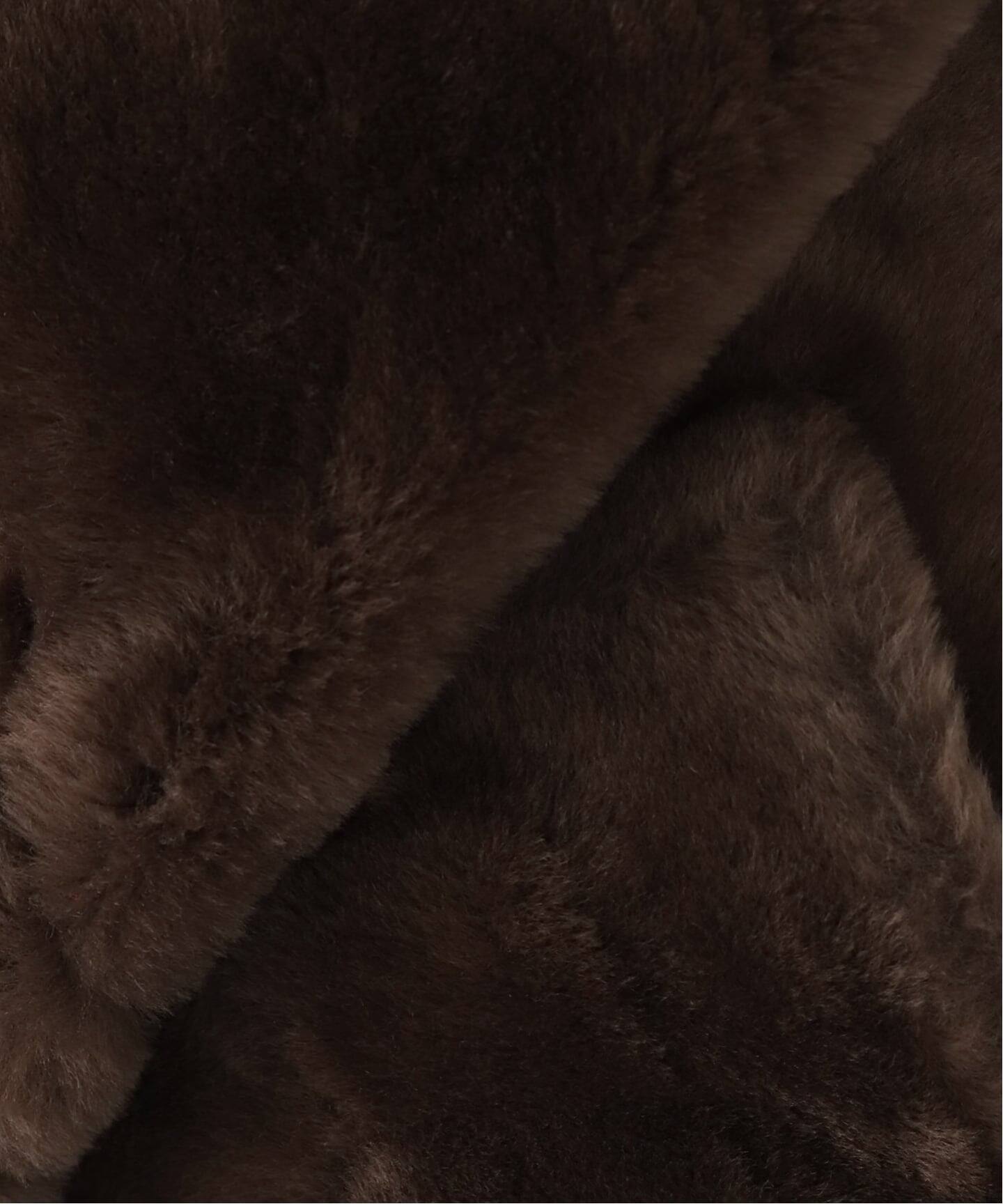 BLANCHA/ブランカ】Straight merino shearling jacket（ムートンコート 