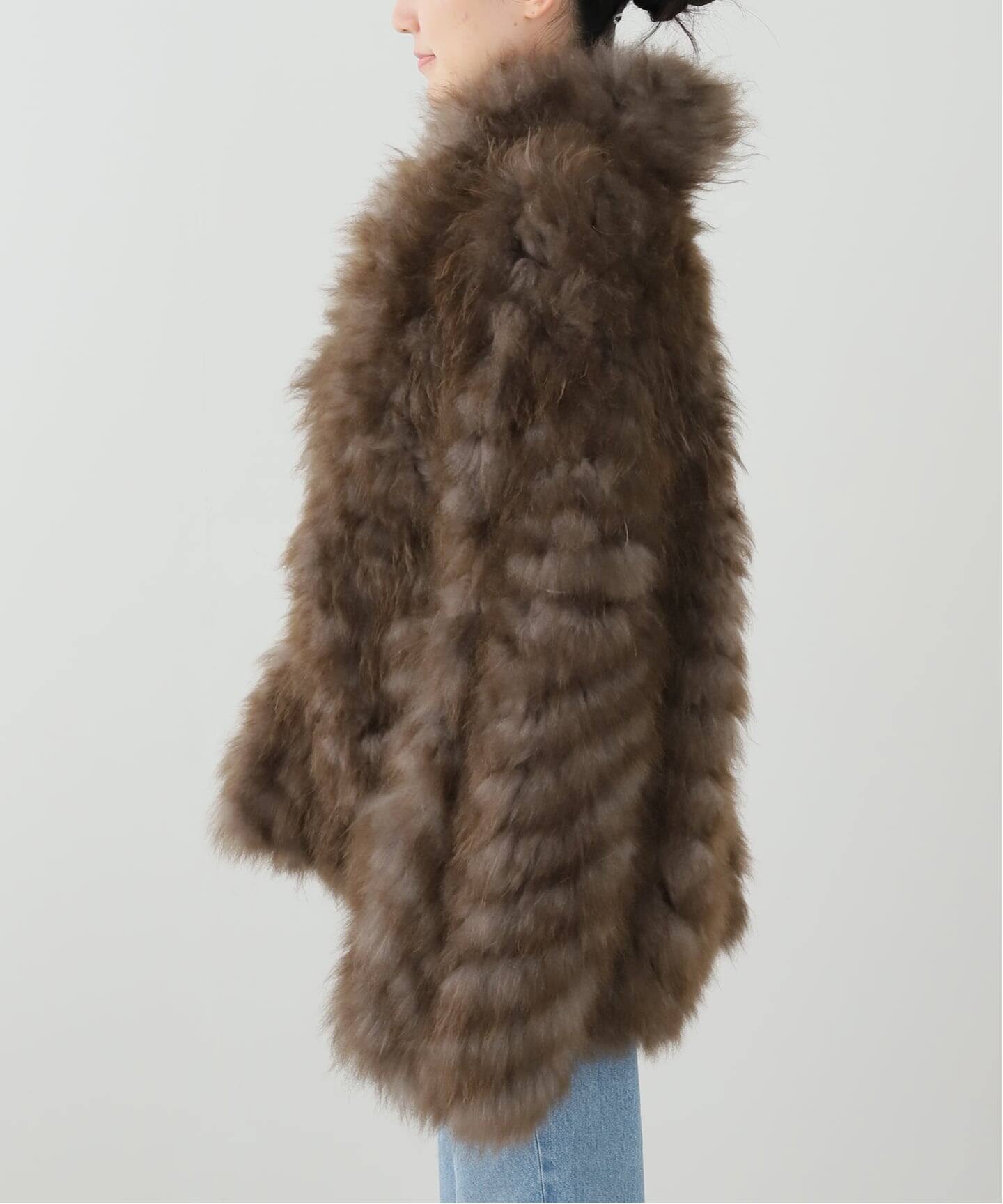 SIMONETTA RAVIZZA/シモネッタラヴィッツァ】CASHMERE GOAT FUR JACK 