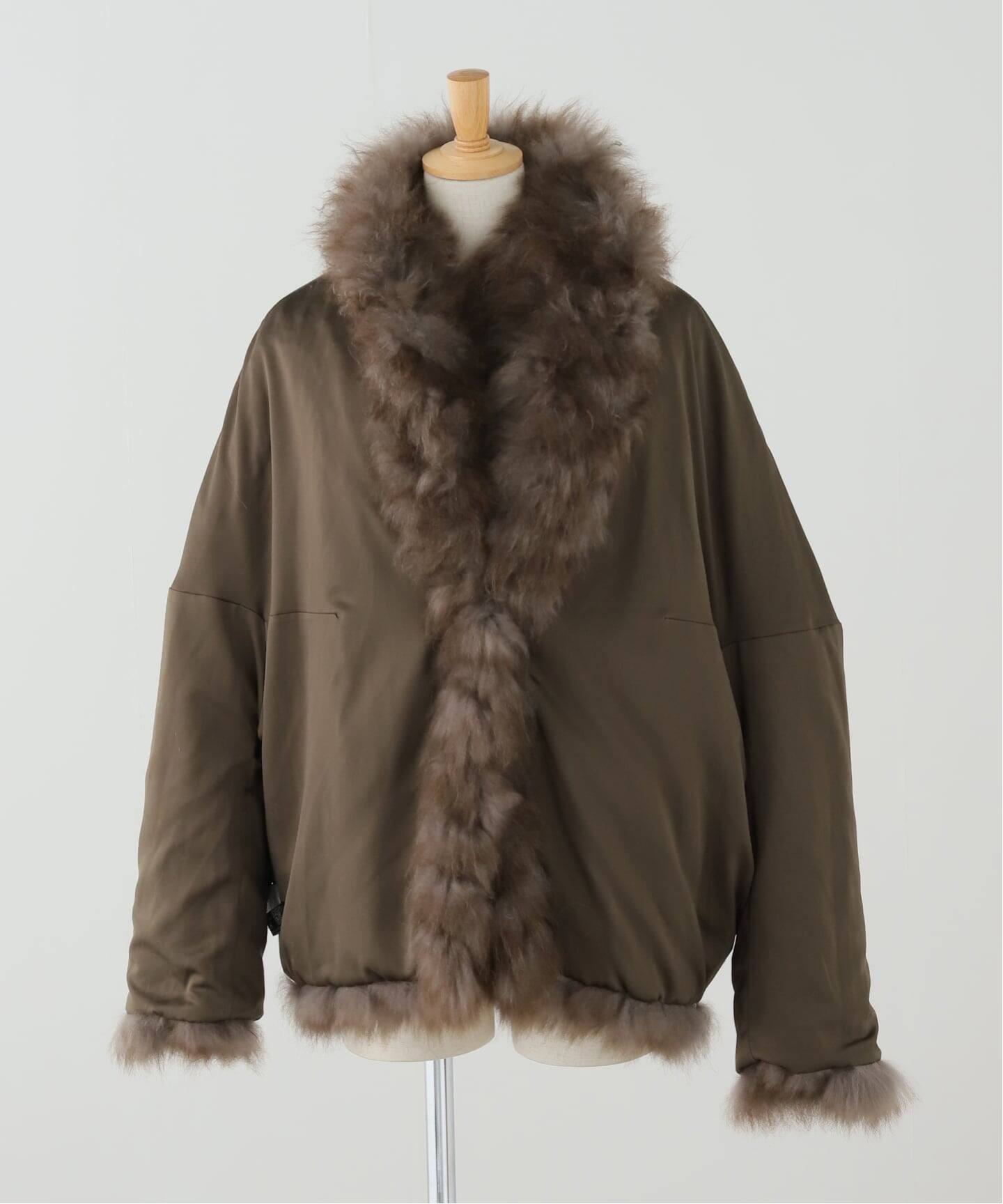 SIMONETTA RAVIZZA/シモネッタラヴィッツァ】CASHMERE GOAT FUR JACK 