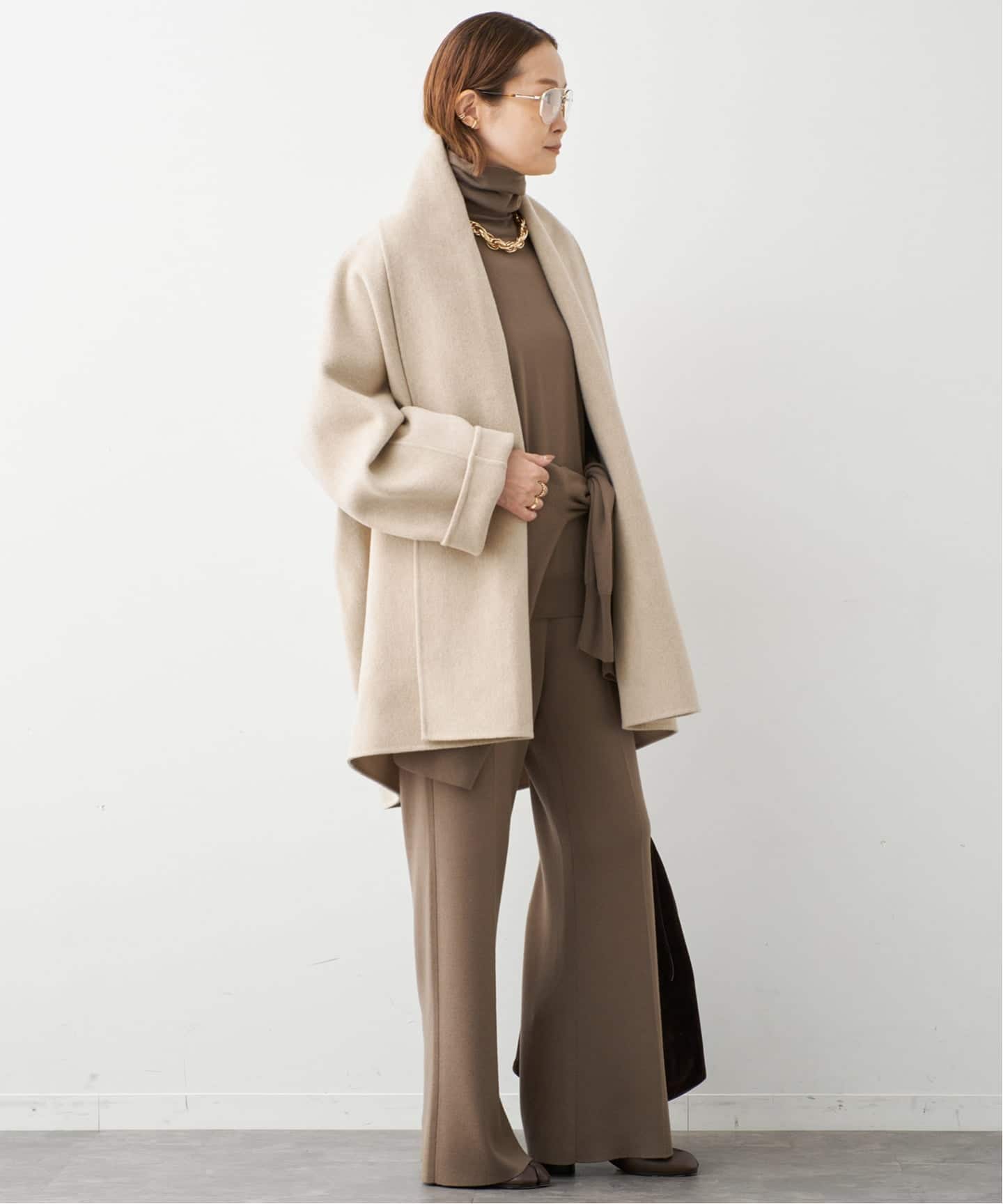 LIBERADD/リベラド】SHORT COAT(その他ブルゾン/アウター LIBERADD/リベラド】SHORT COAT(その他ブルゾン/アウター