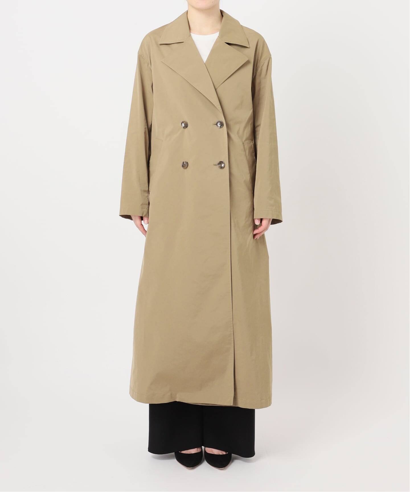 美品 Lisiere Col Pierrot トレンチコート グレージュ Col Pierrot/コル ピエロ】Light Trench コート（トレンチコート