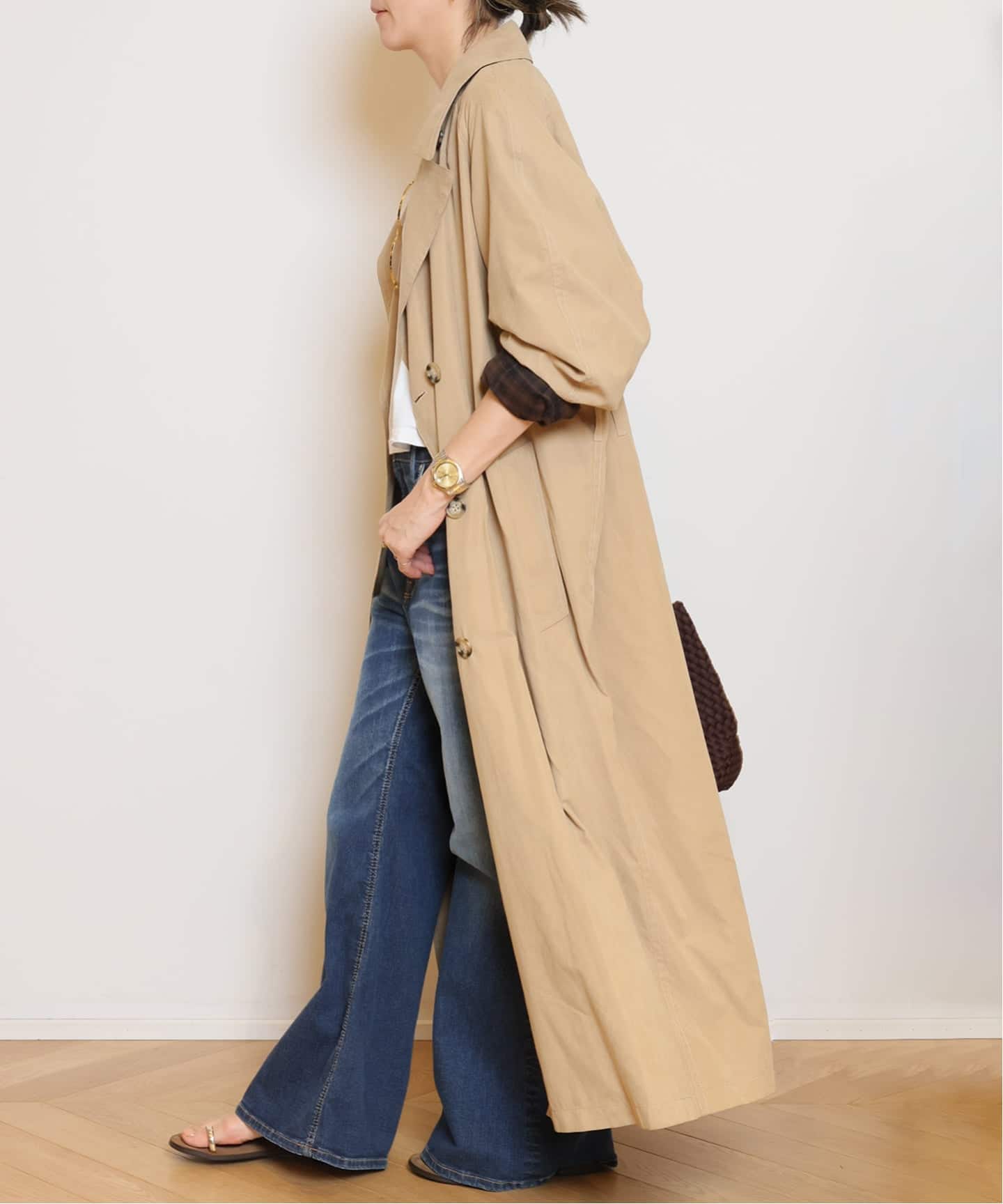 ISABEL MARANT　トレンチ　ジャケット ISABEL MARANT Belted double-breasted cotton-gabardine trench | NET