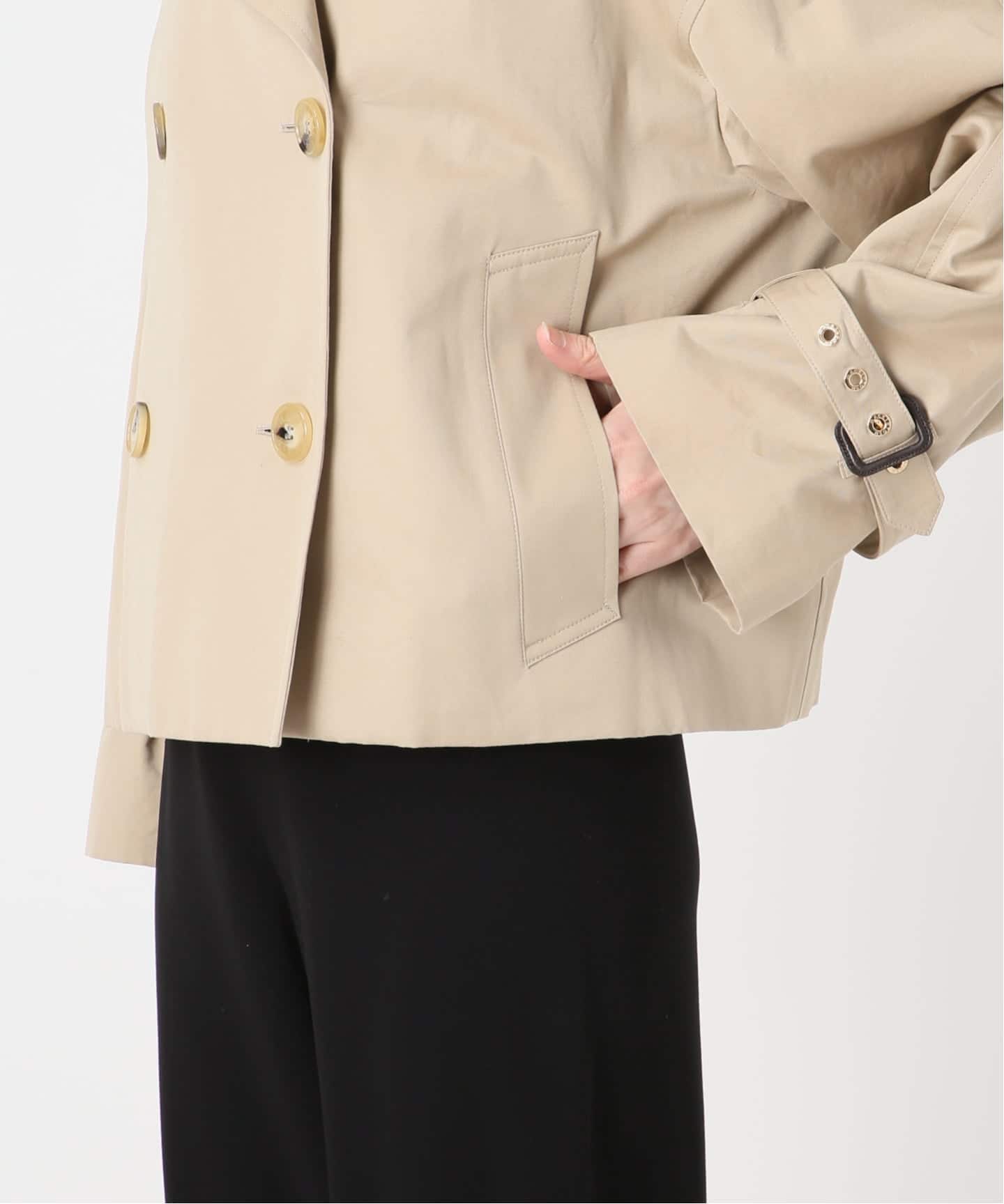 Macintosh トレンチコート　白 MACKINTOSH/マッキントッシュ】SHORT トレンチ（トレンチコート