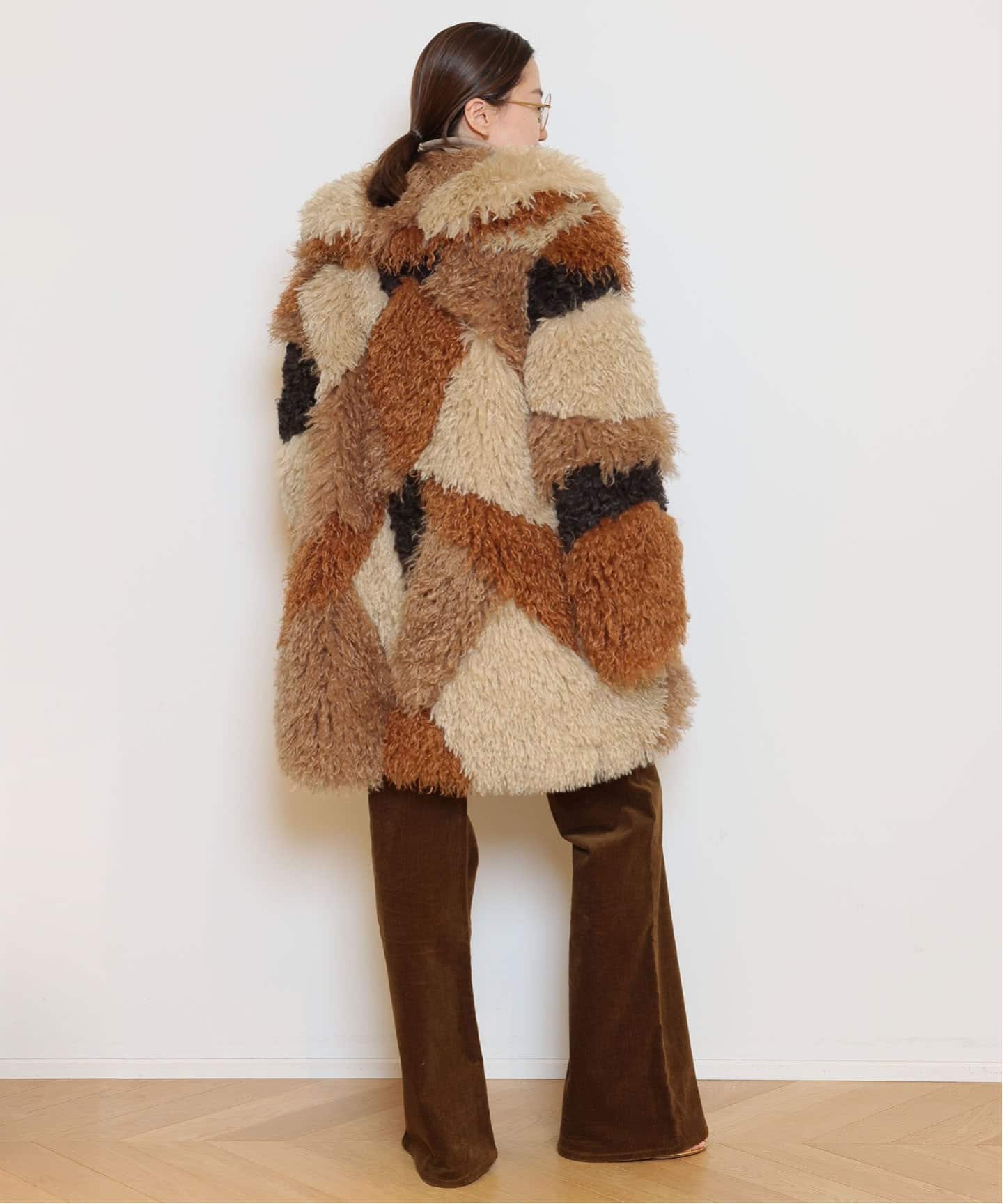 OneTeaSpoon/ワンティースプーン】MONGOLIAN FAUX FUR ジャケット OneTeaSpoon/ワンティースプーン】MONGOLIAN FAUX FUR ジャケット