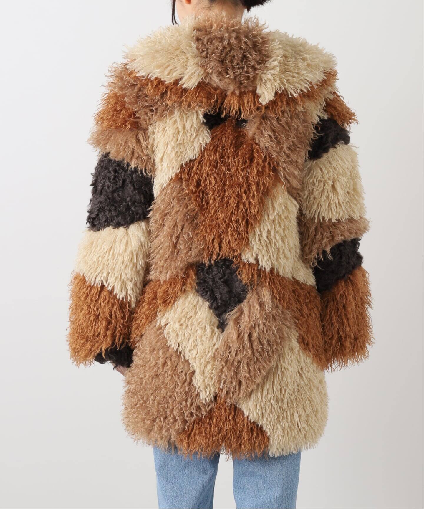 OneTeaSpoon/ワンティースプーン】MONGOLIAN FAUX FUR ジャケット