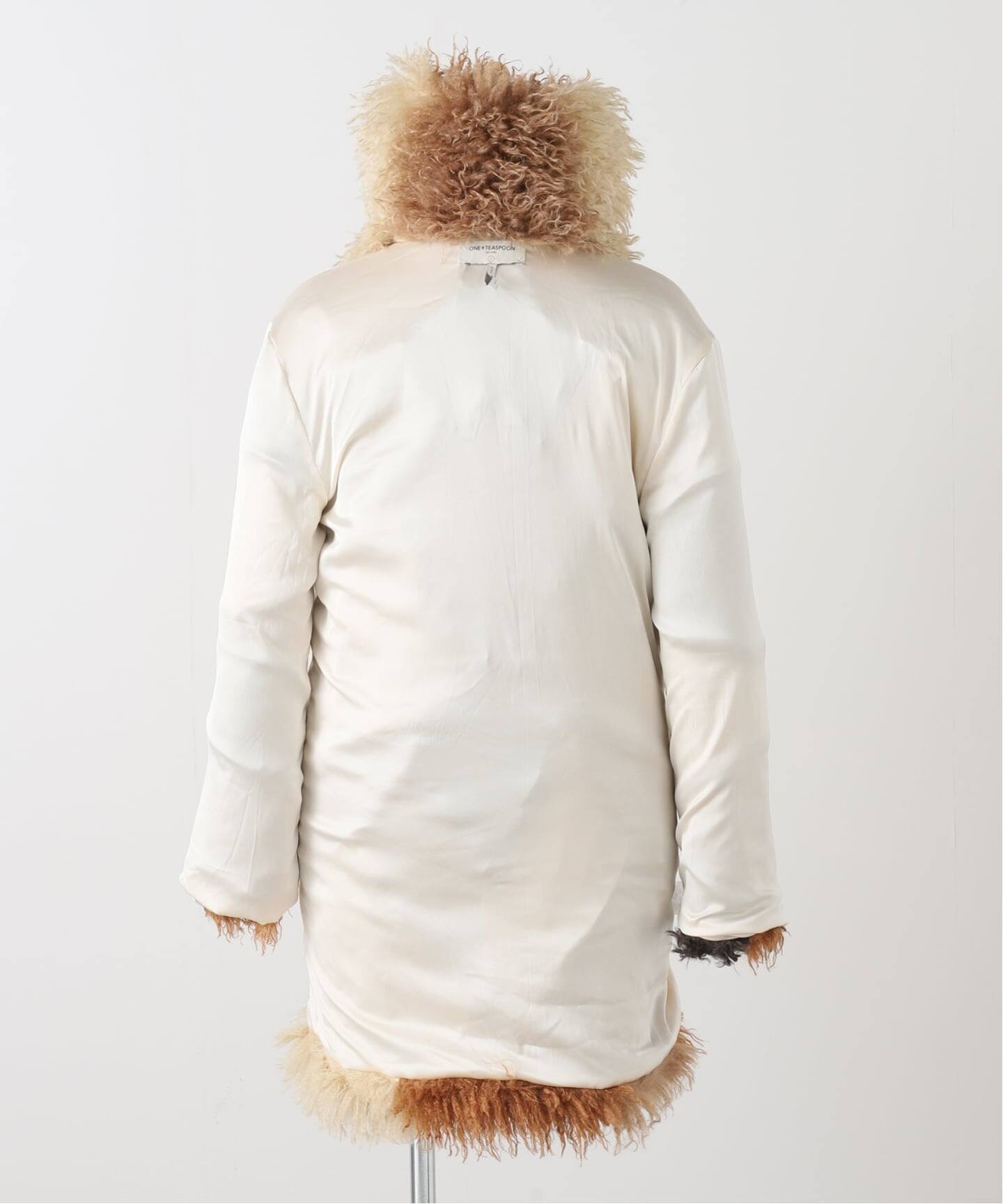 OneTeaSpoon/ワンティースプーン】MONGOLIAN FAUX FUR ジャケット