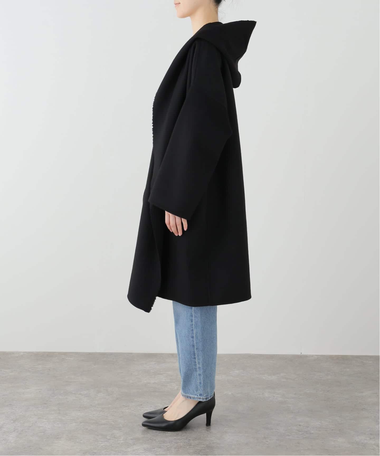DUSAN ドゥサン　コート　アパルトモン　ドゥーズィエムクラス DUSAN/ドュサン】 DOUBLE CASHMERE HOODED ロングコート（フードコート