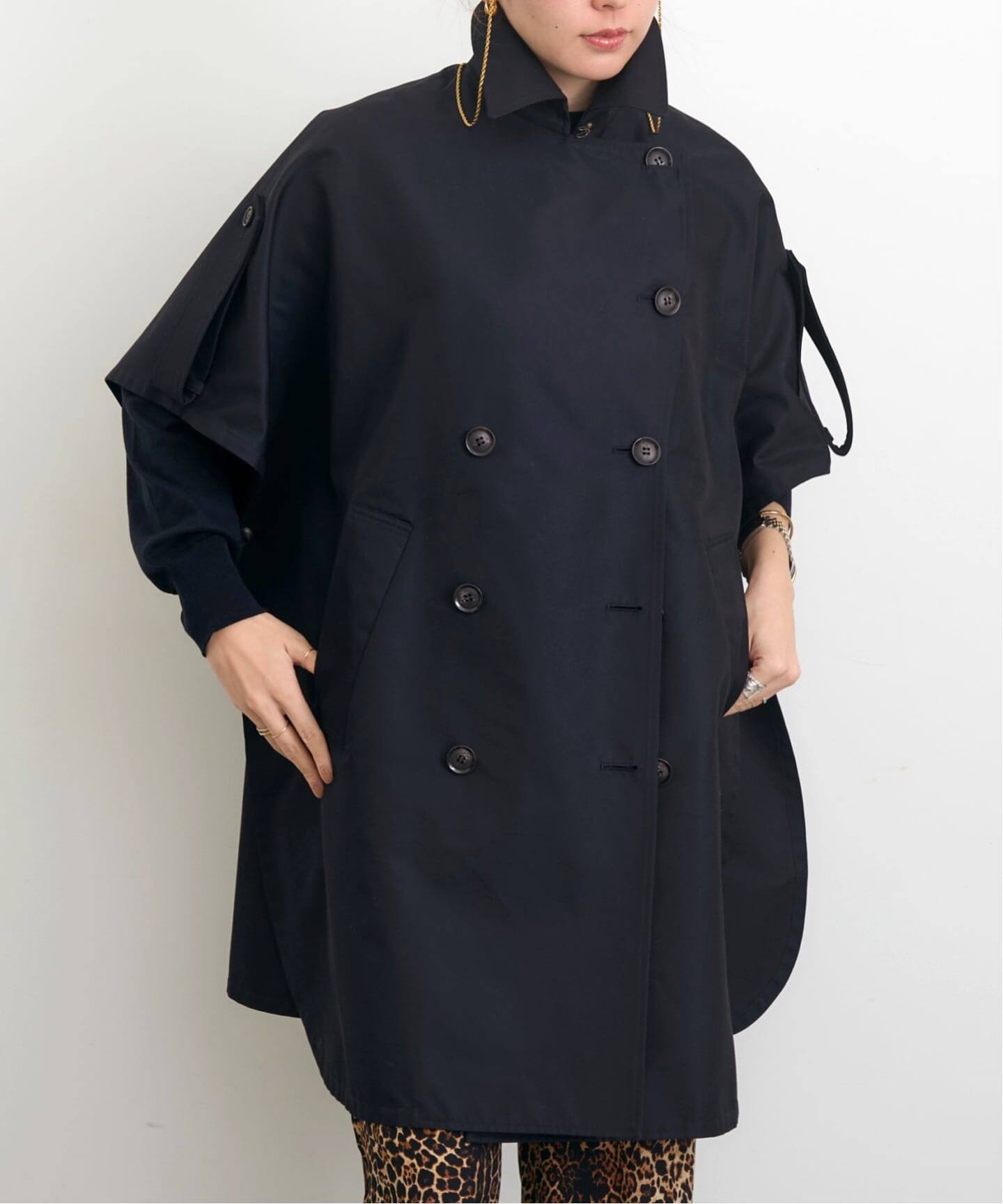 2026SS L'Appartement TRENCH CAPE ネイビー TRENCH CAPE（トレンチコート）｜L'Appartement（アパルトモン）の通販