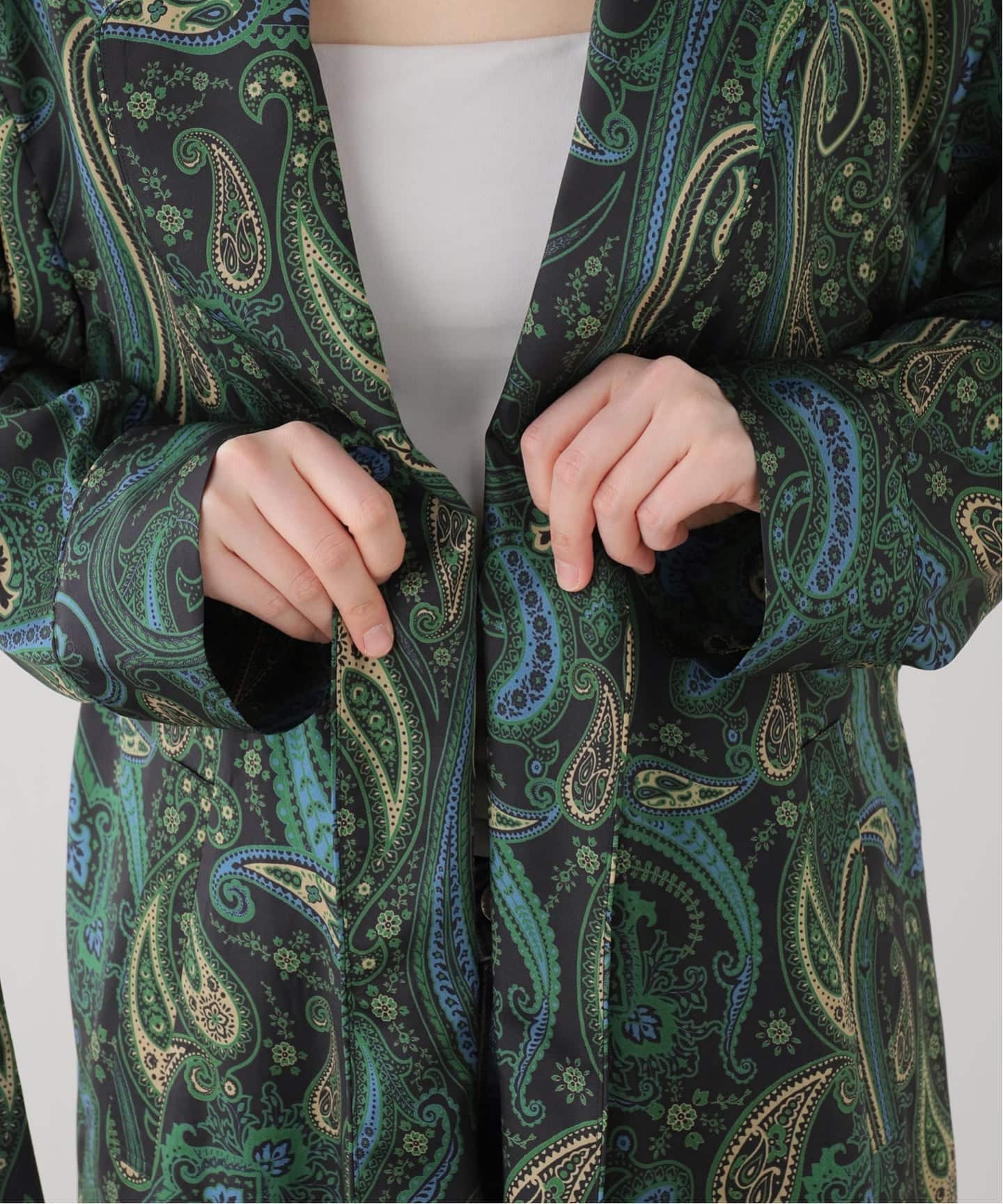 SISE Paisley Gown Coat ペイズリー ガウン コート シセ PAISLEY GOWN（その他ブルゾン／アウター）｜L'Appartement