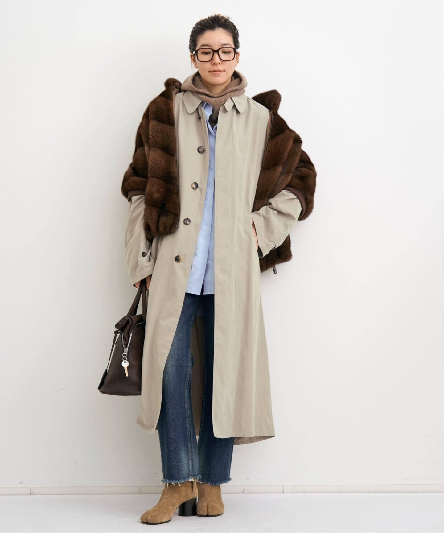 MAISON MARGIELA/メゾン マルジェラ】 LONG COAT（トレンチコート）｜L