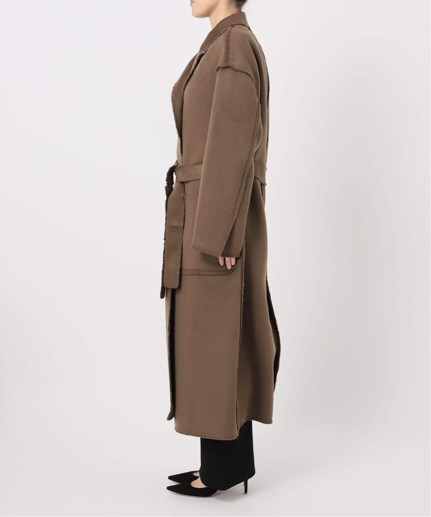 LOU ANDREA/ルー アンドレア】 FRINGE LONG COAT（その他ブルゾン