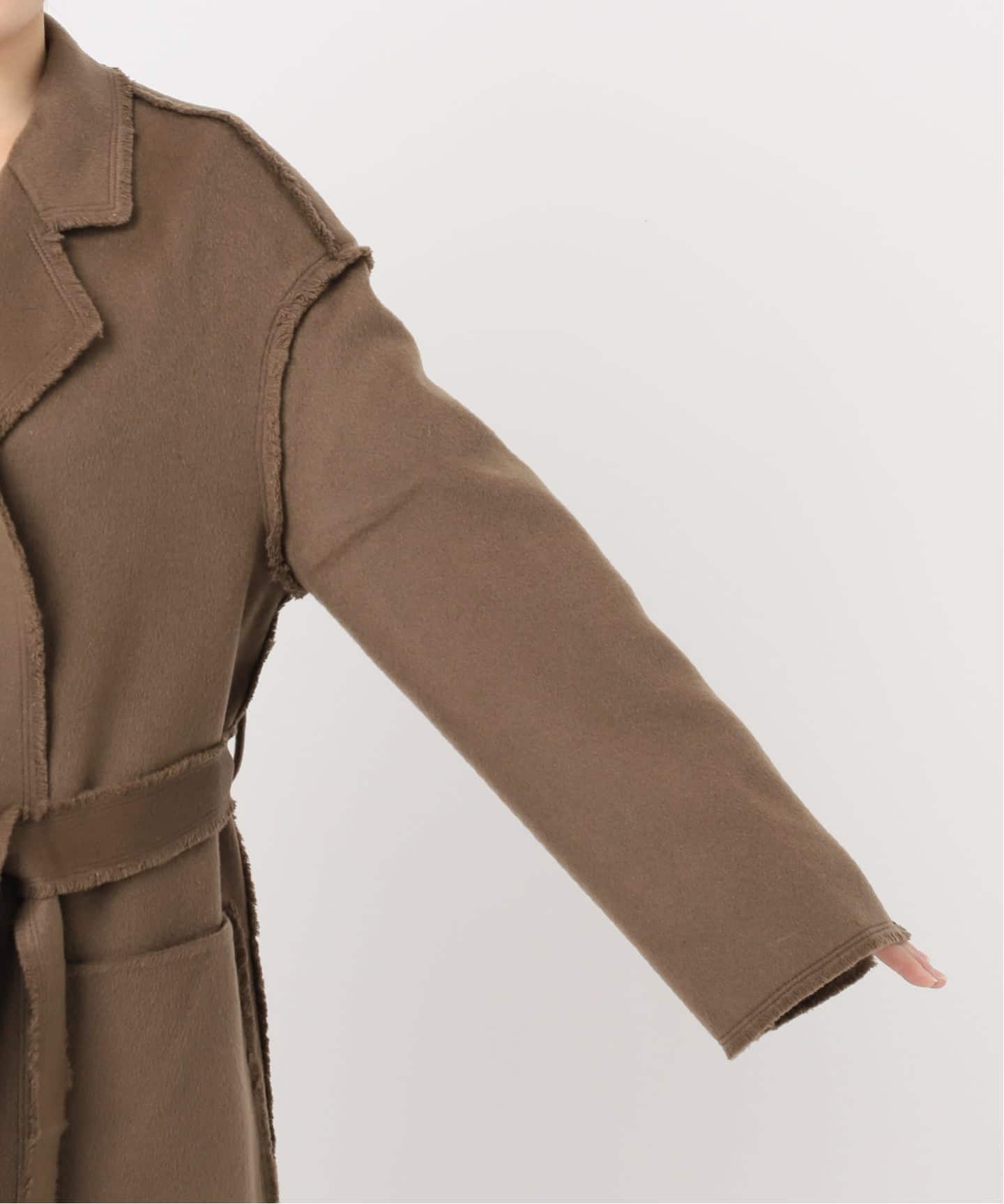 LOU ANDREA/ルー アンドレア】 FRINGE LONG COAT（その他ブルゾン