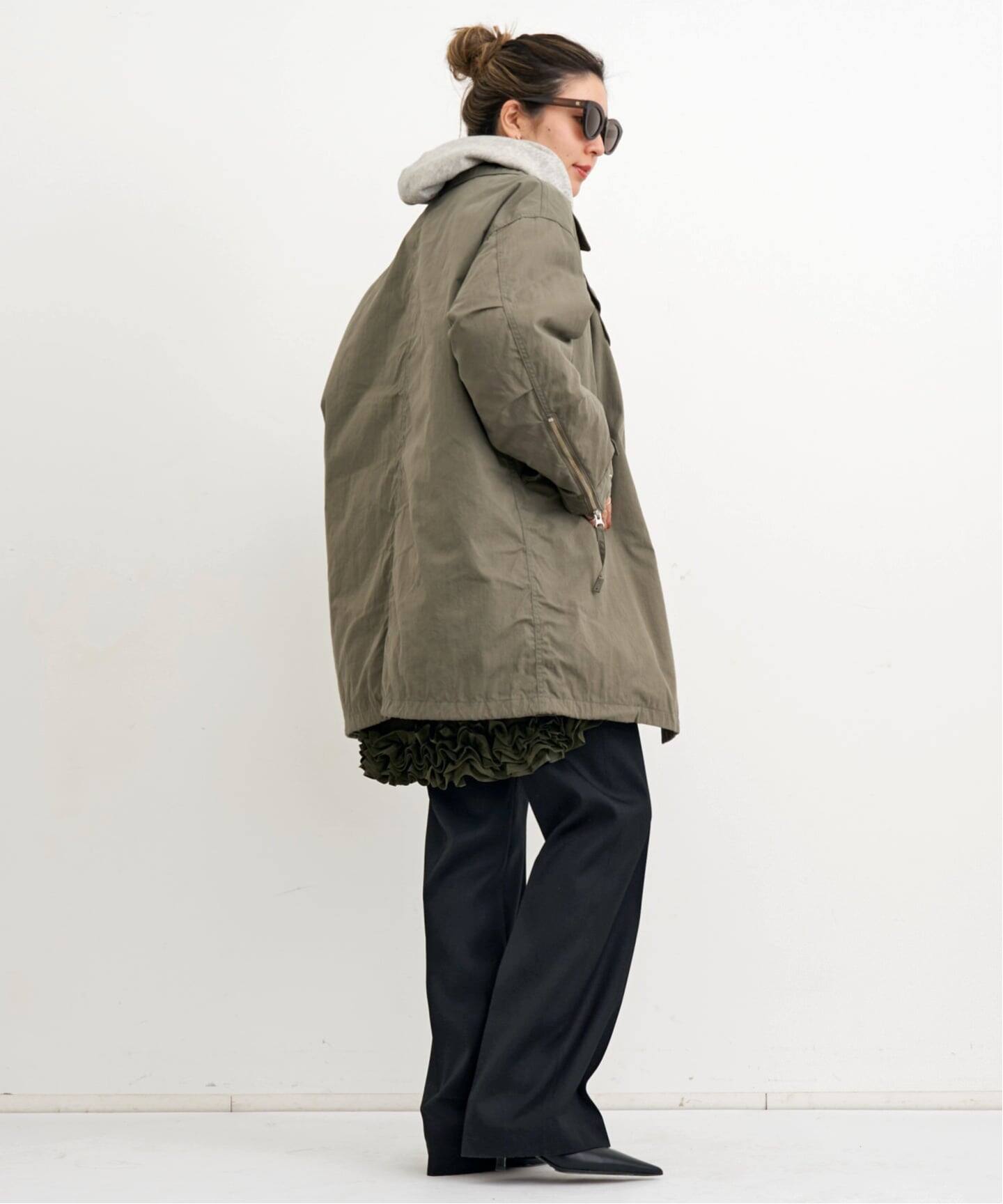 LISIERE MILITARY COAT（その他ブルゾン／アウター）｜L